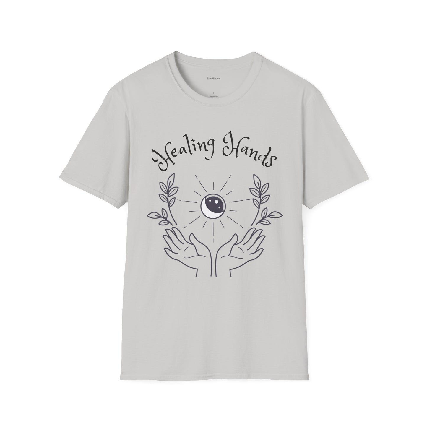 Healing Hands - Unisex Softstyle T-Shirt 100% Cotton Graphic #Reiki