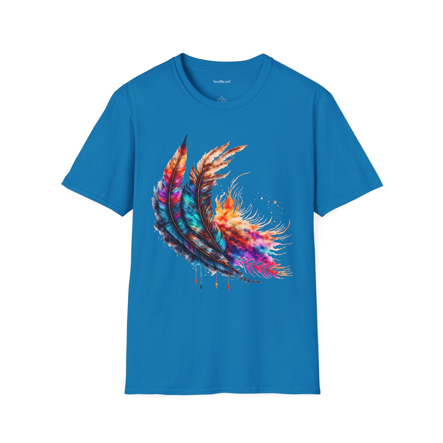 Eagle Feather (1) Unisex Softstyle T-Shirt 100% Cotton Graphic
