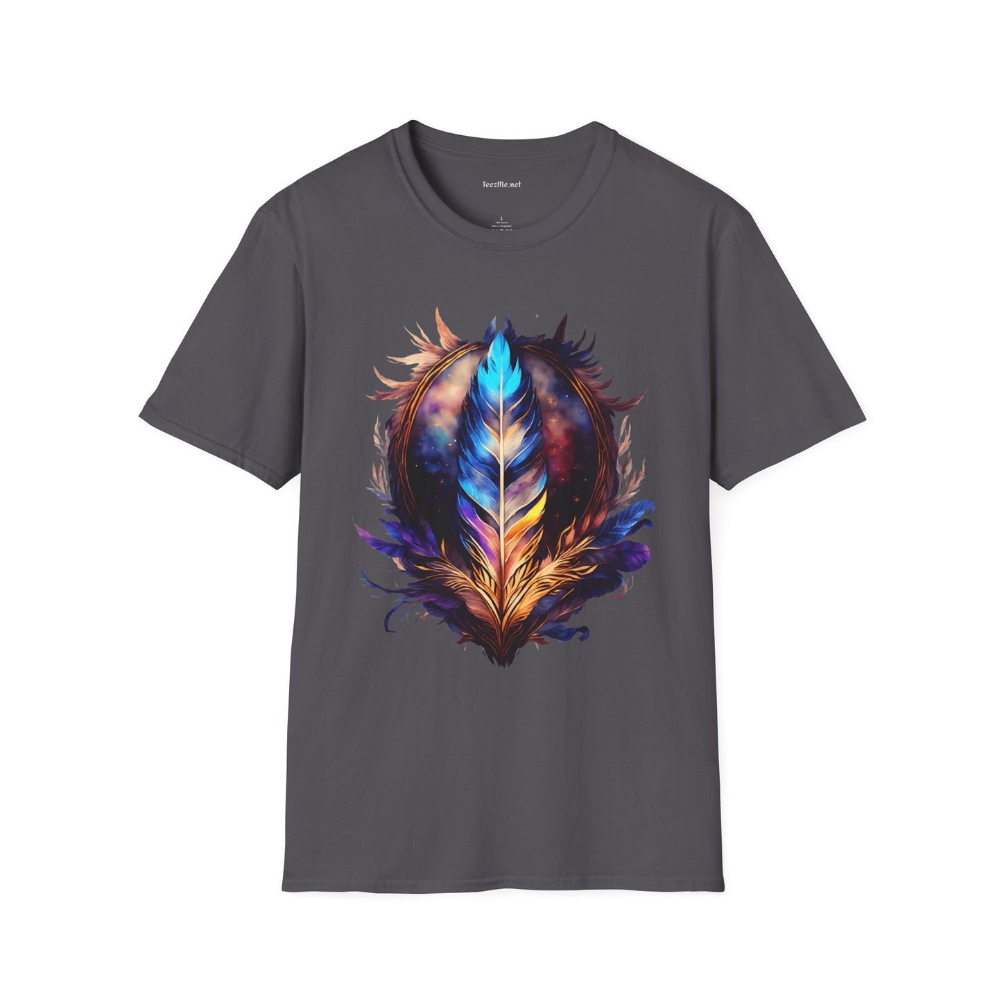 Eagle Feather Unisex Softstyle T-Shirt 100% Cotton Graphic