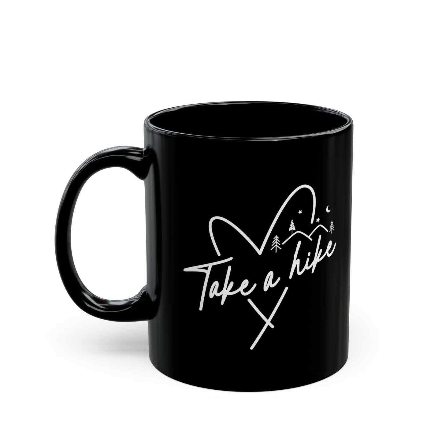 Take a Hike  - Black Mug (11oz, 15oz) #Coffee #Tea