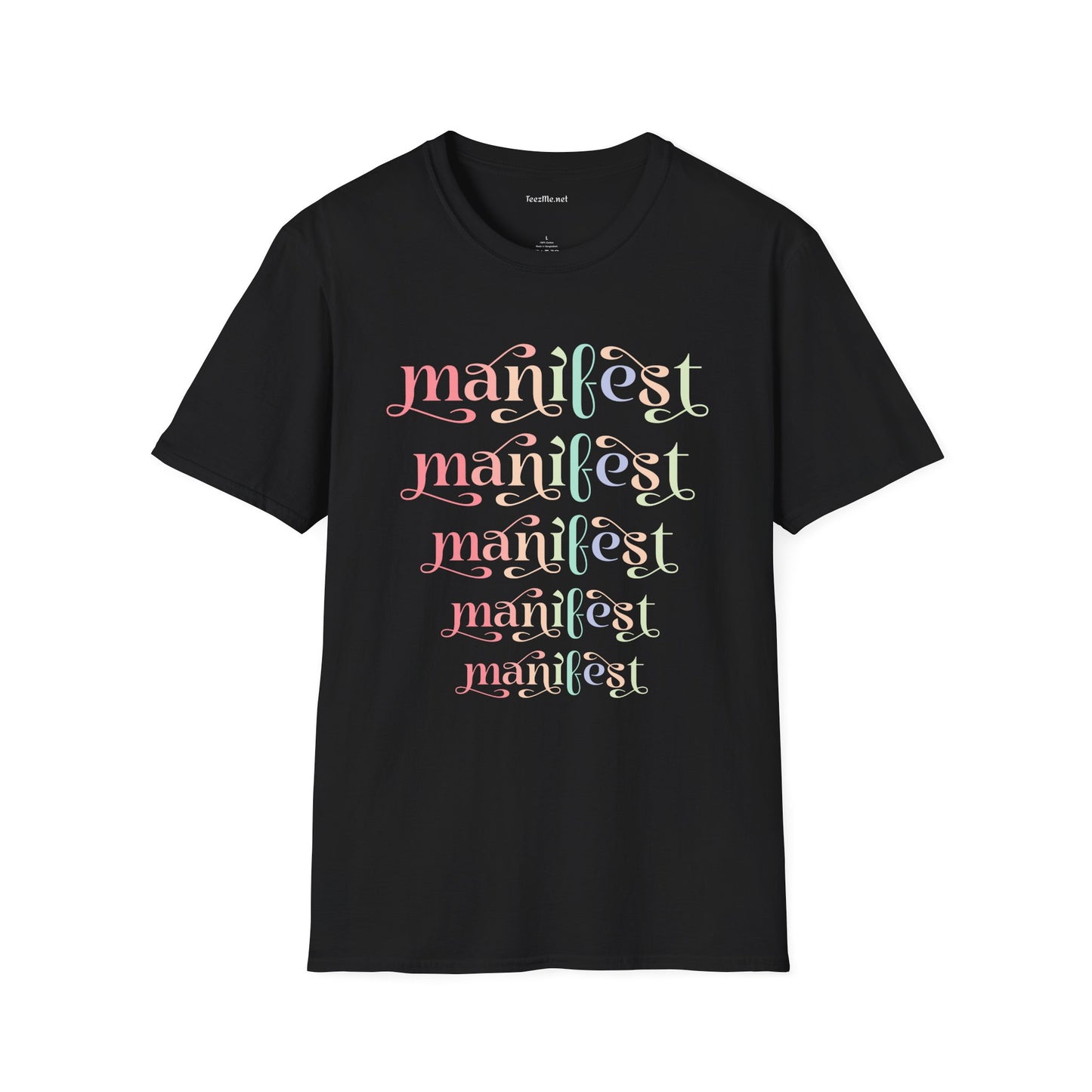 Manifest Unisex Softstyle T-Shirt 100% Cotton Graphic