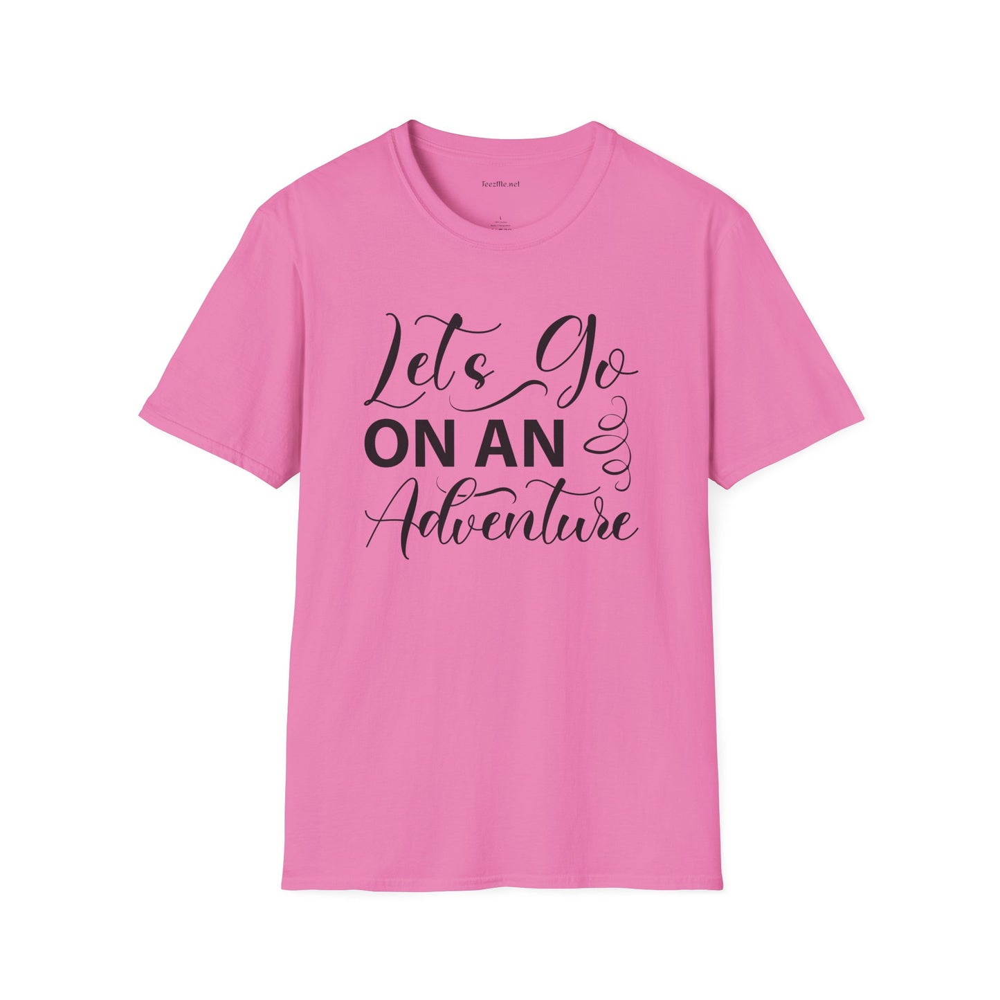 Let's Go On an Adventure Unisex Softstyle T-Shirt 100% Cotton Graphic