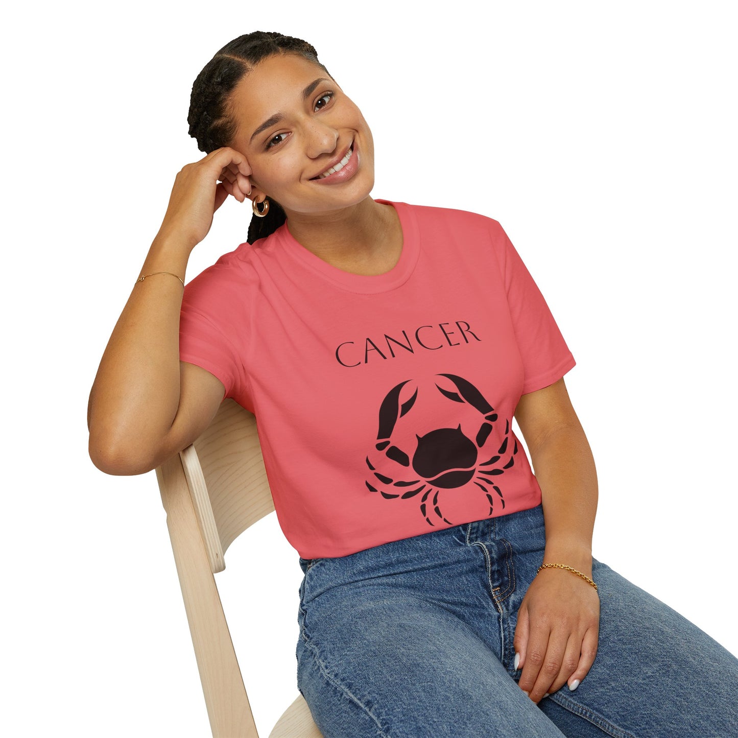 CANCER - Unisex Softstyle T-Shirt 100% Cotton Graphic