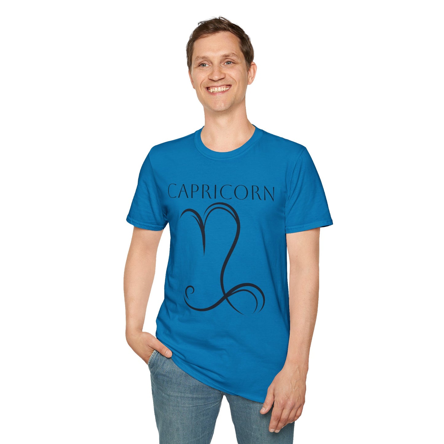 CAPRICORN - Unisex Softstyle T-Shirt 100% Cotton Graphic