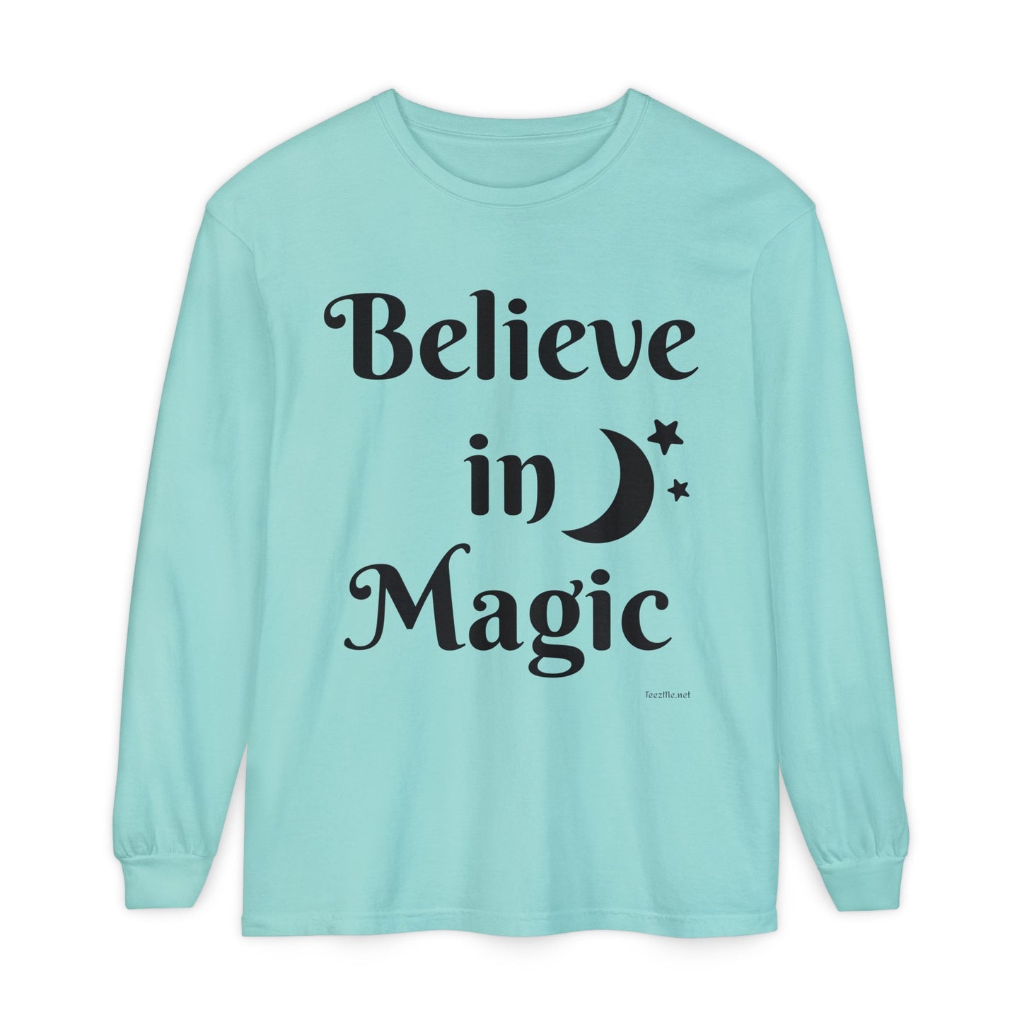 Believe in Magic - Unisex Garment-dyed Long Sleeve T-Shirt