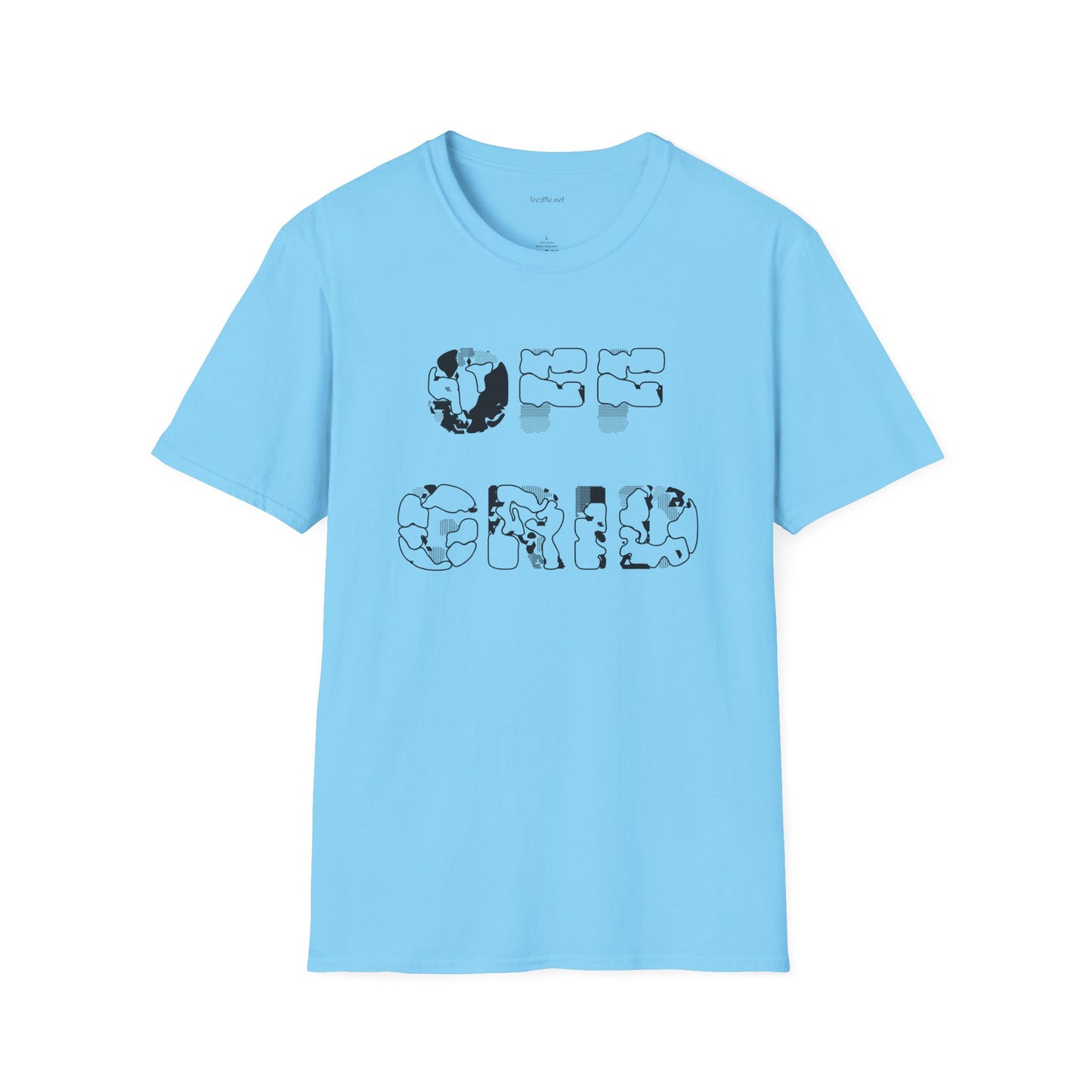 OFF GRID - Unisex Softstyle T-Shirt 100% Cotton Graphic
