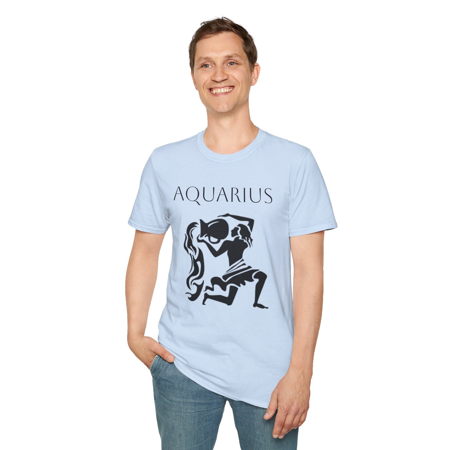 AQUARIUS - Unisex Softstyle T-Shirt 100% Cotton Graphic
