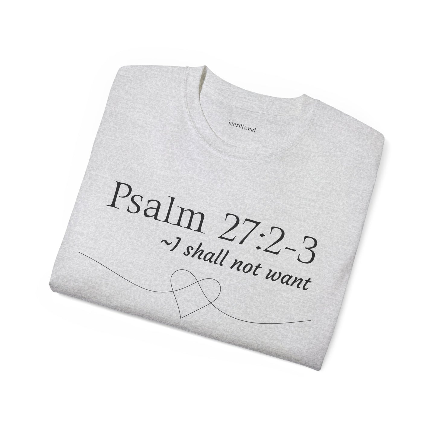Psalm 27:2-3 - Unisex Ultra Cotton Tee