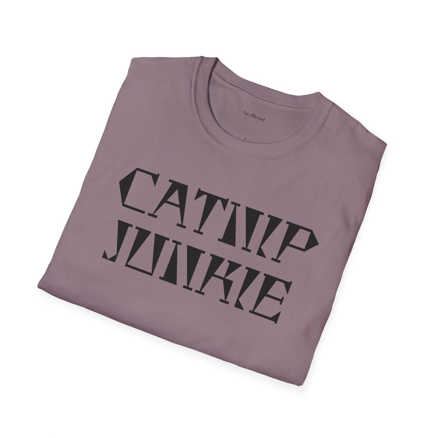 Catnip Junkie - Unisex Softstyle T-Shirt 100% Cotton Graphic