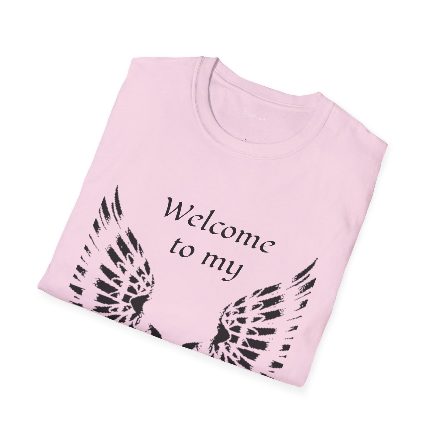 Welcome to my DARKSIDE - Unisex Softstyle T-Shirt 100% Cotton Graphic