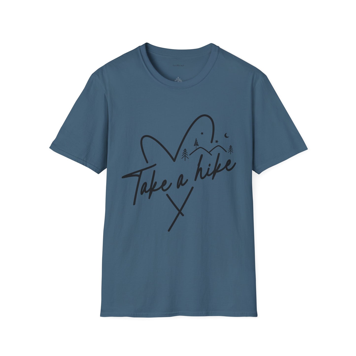 Take a Hike (black) - Unisex Softstyle T-Shirt 100% Cotton Graphic #weed #cannabis