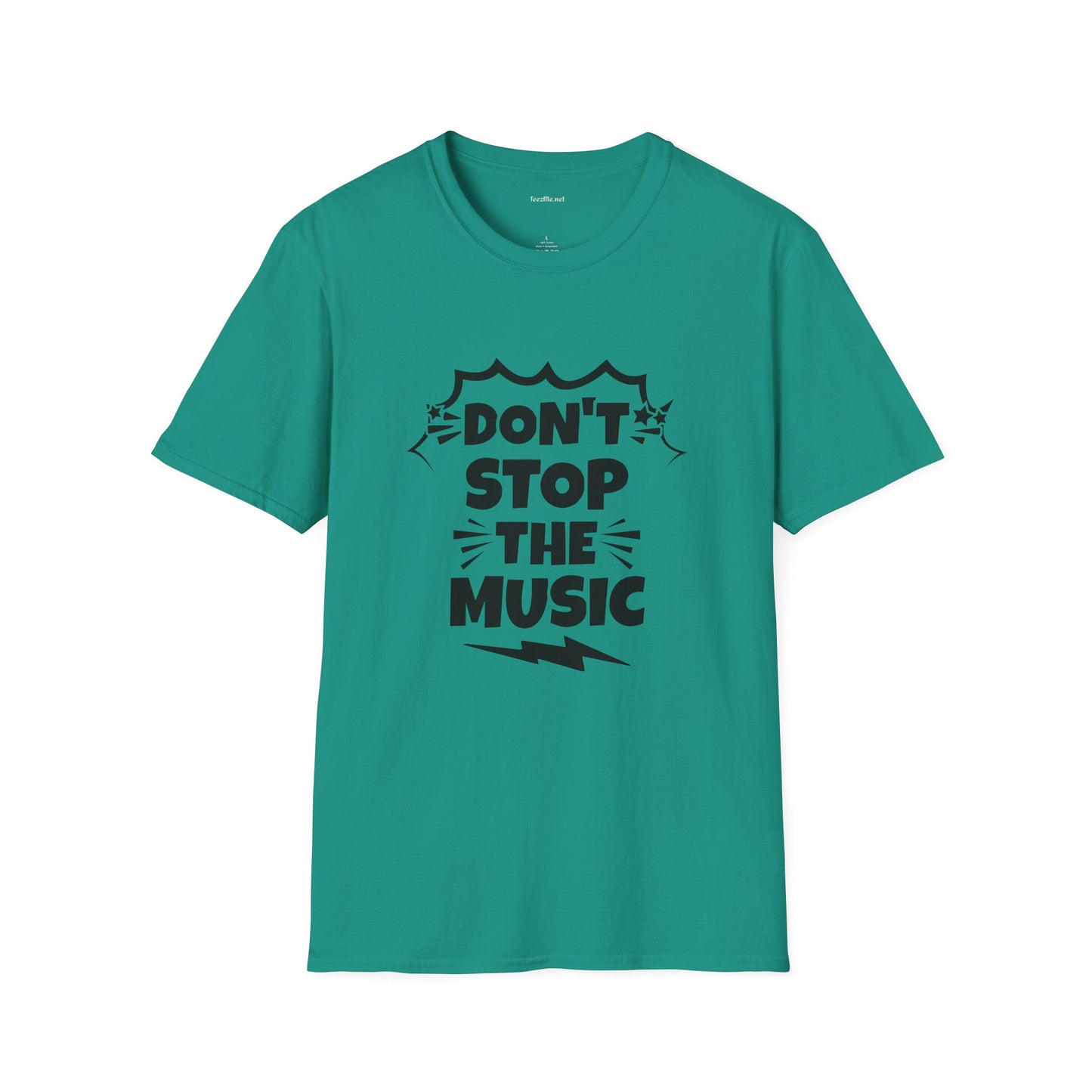 Don't stop the Music - Unisex Softstyle T-Shirt 100% Cotton Graphic