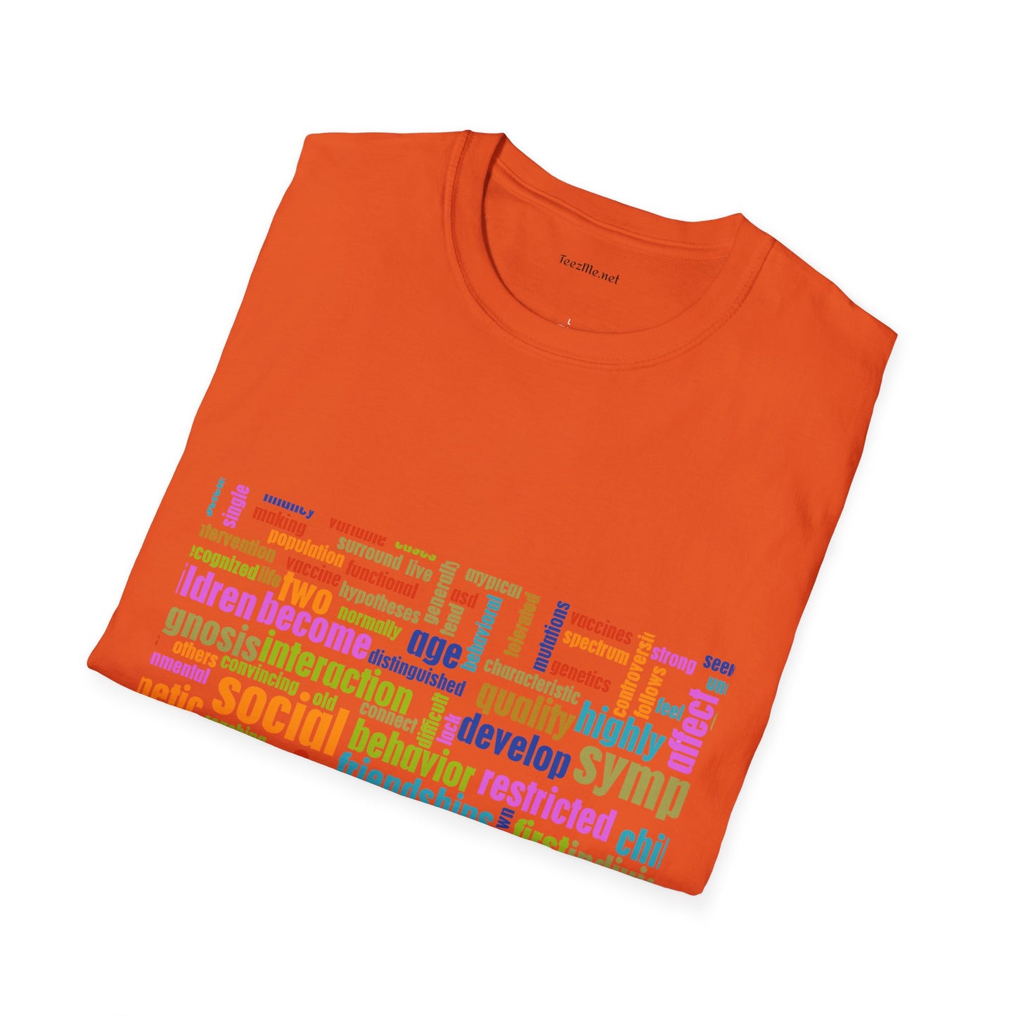 AUTISM speaks- Unisex Softstyle T-Shirt 100% Cotton Graphic