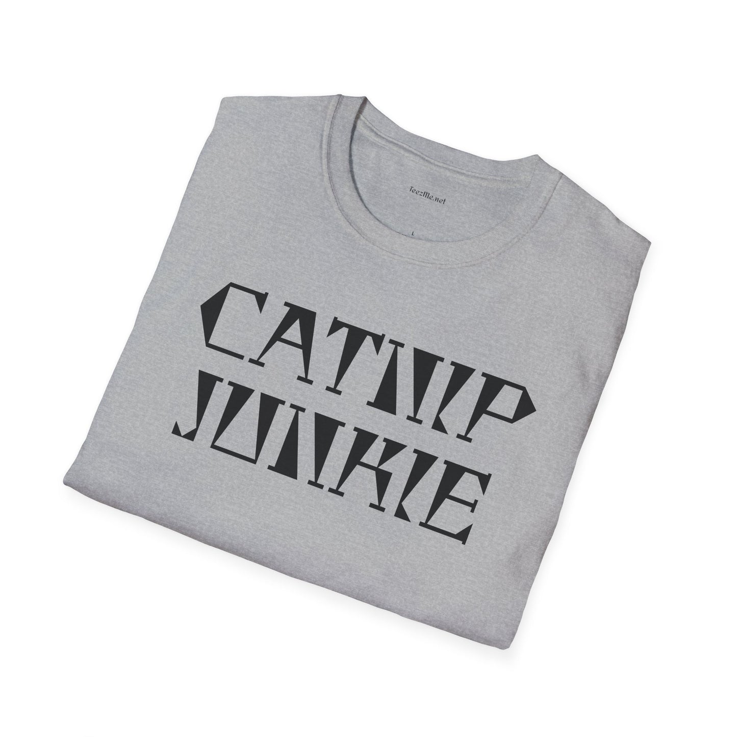 Catnip Junkie - Unisex Softstyle T-Shirt 100% Cotton Graphic