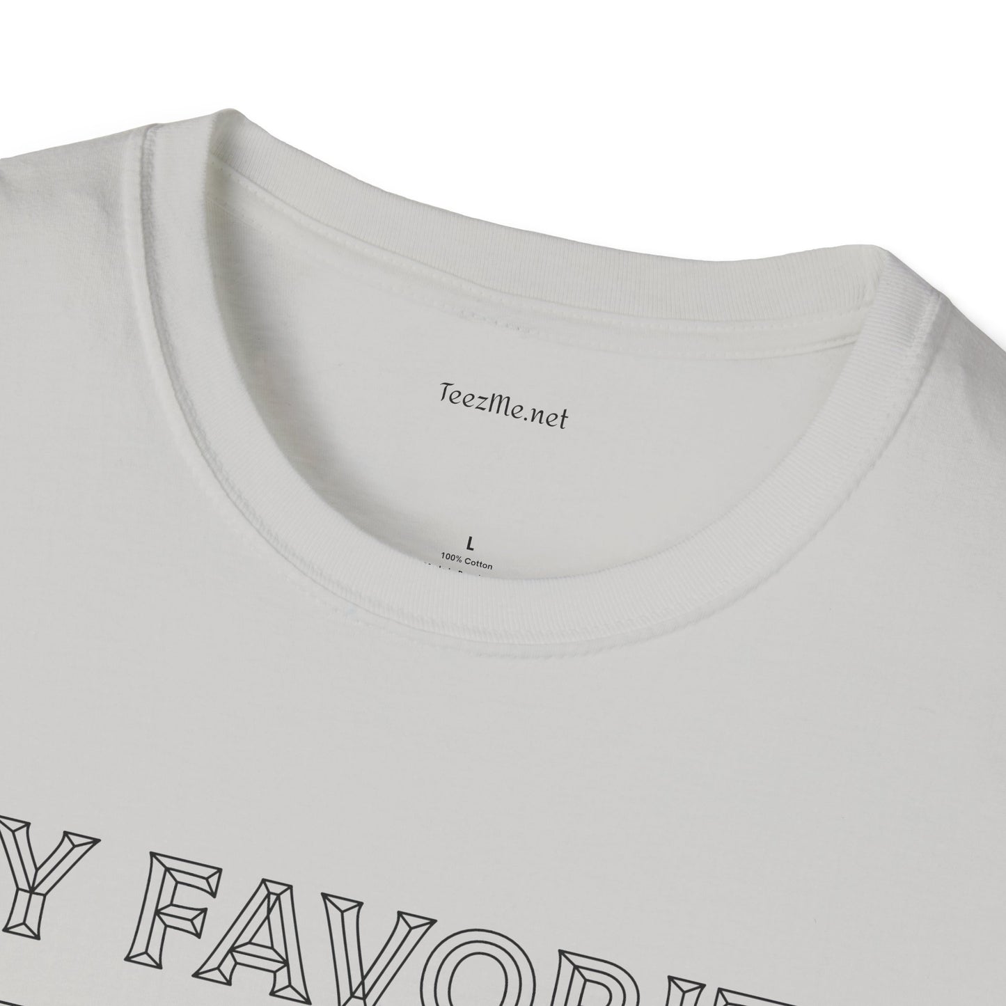 My favorite mistake - Unisex Softstyle T-Shirt 100% Cotton Graphic