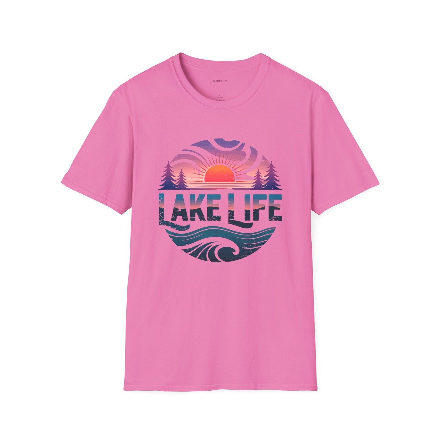 Lake Life - Unisex Softstyle T-Shirt 100% Cotton Graphic