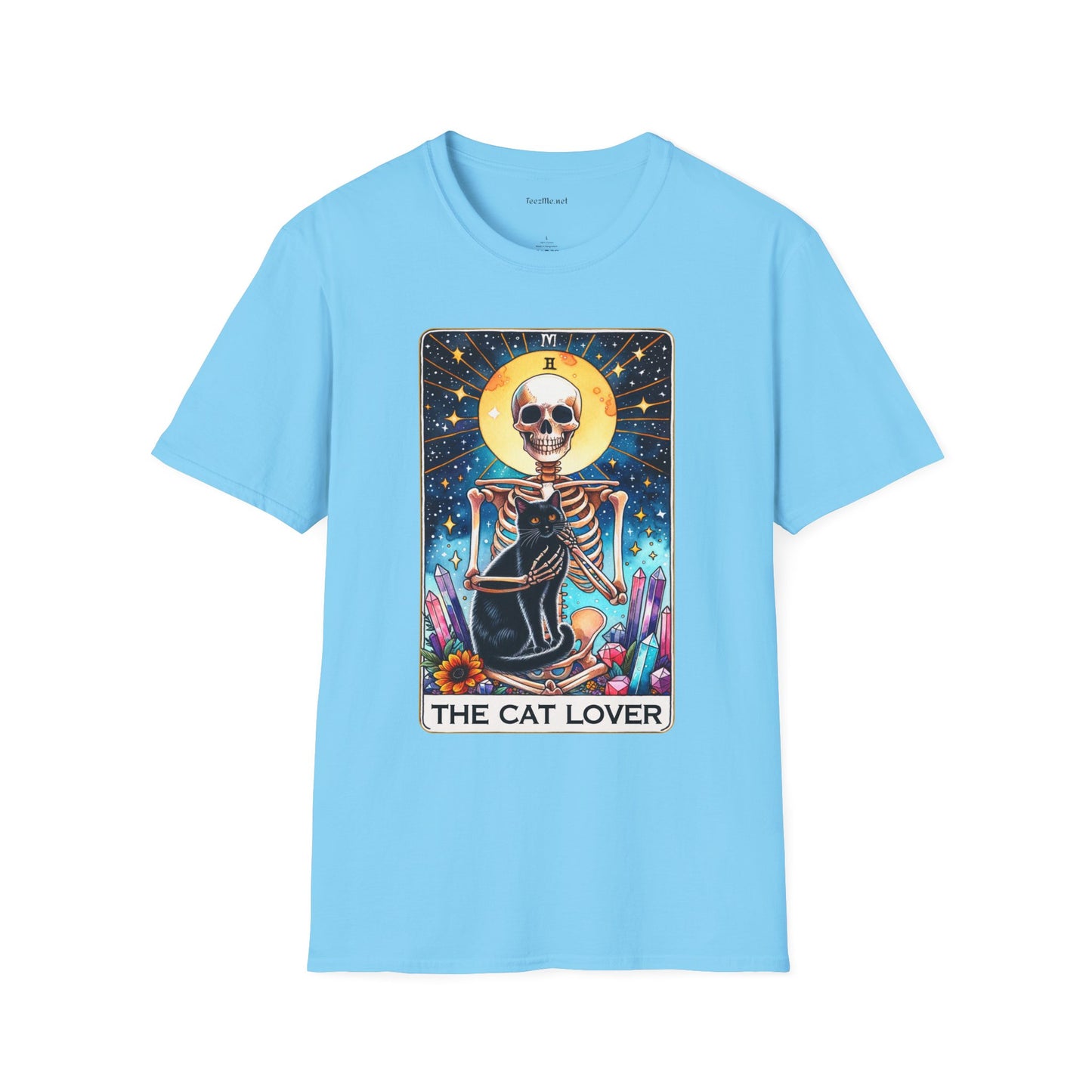 The Cat Lover Tarot Unisex Softstyle T-Shirt 100% Cotton Graphic