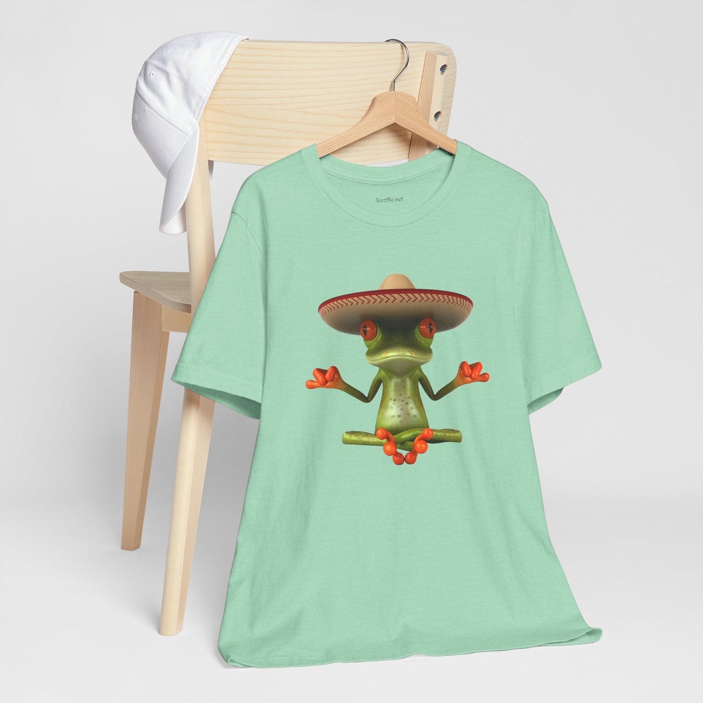 Frog Meditating - Unisex Jersey Short Sleeve Tee