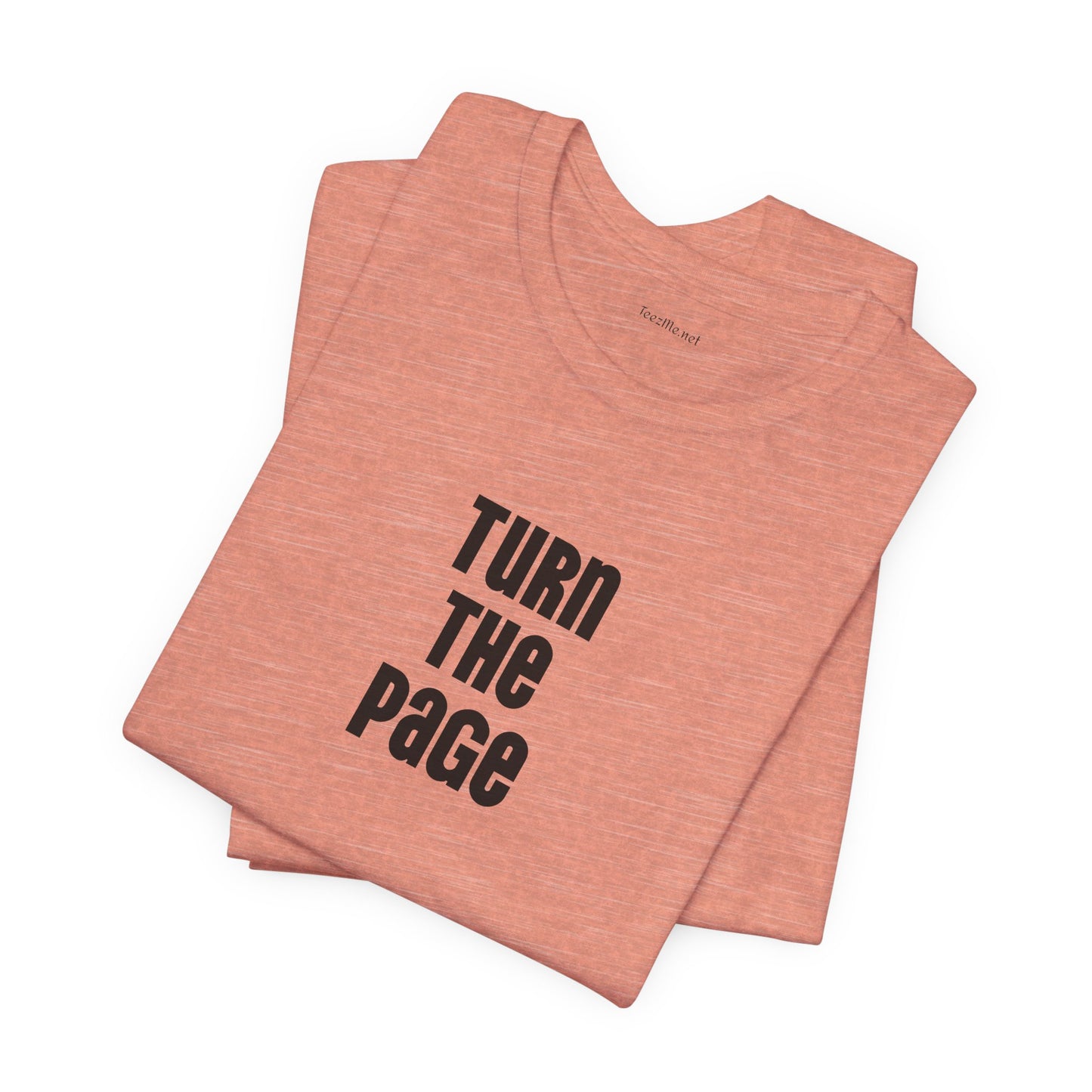 Turn the Page - Unisex Jersey Short Sleeve Tee