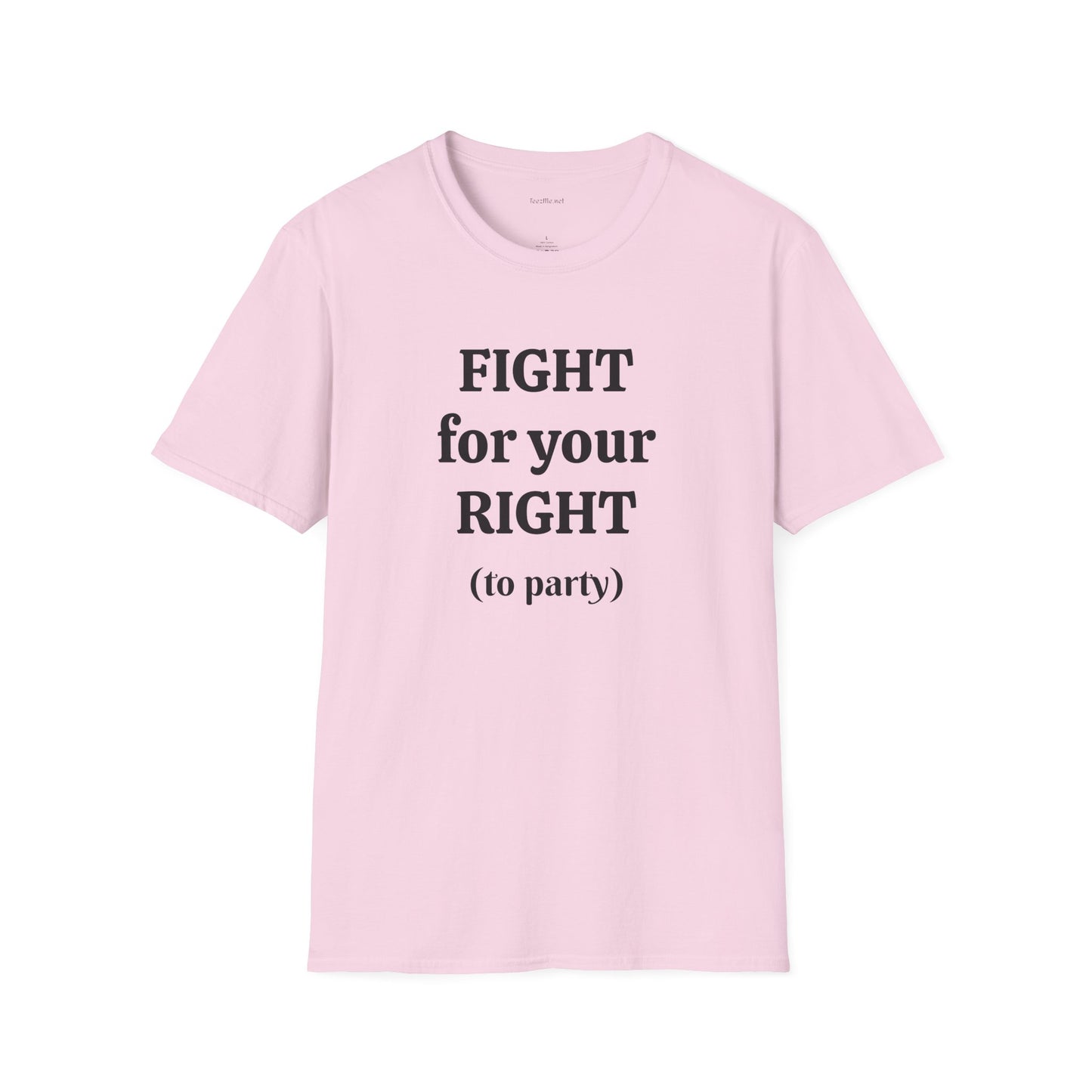 Fight for your Right (to party)- Unisex Softstyle T-Shirt 100% Cotton Graphic