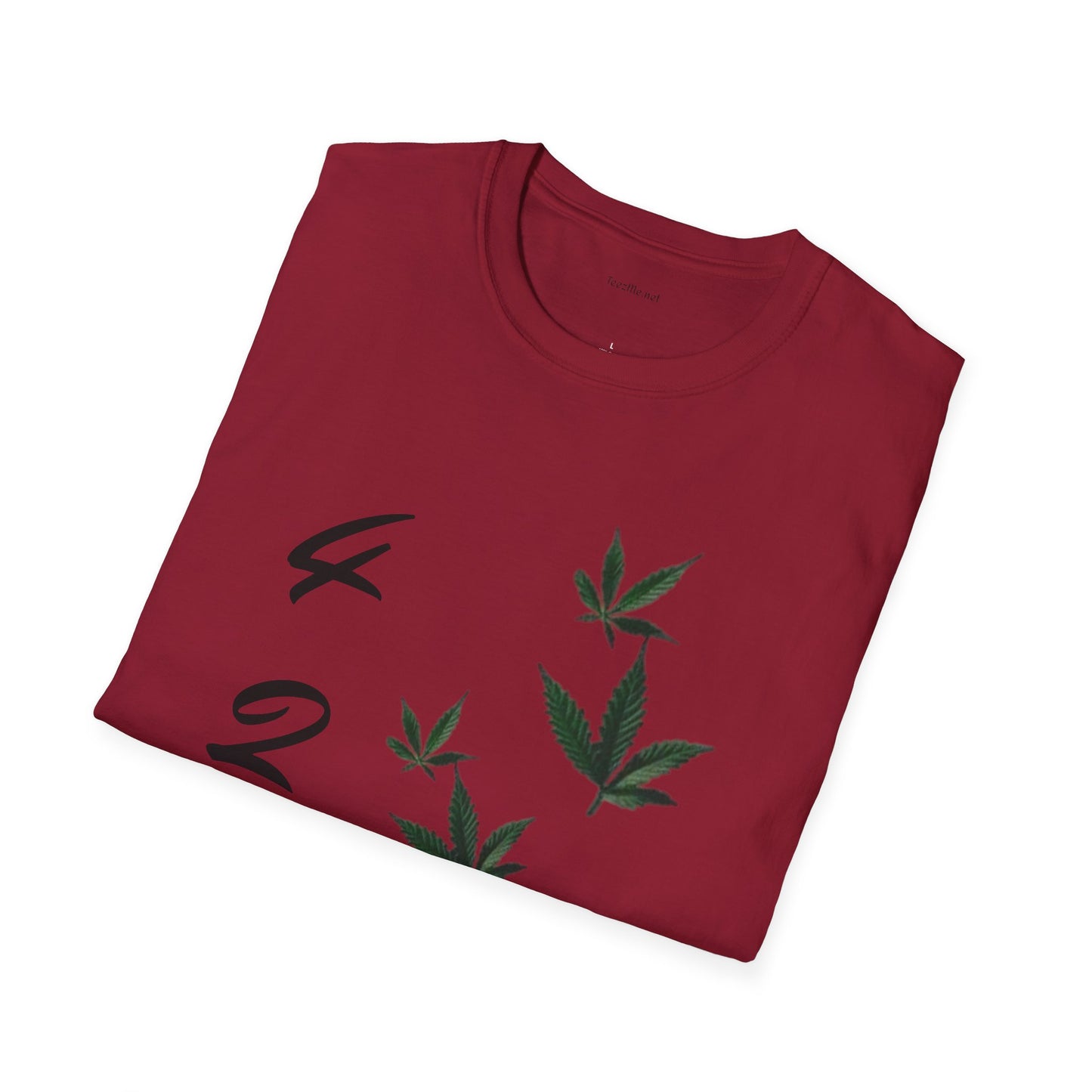 420 - Unisex Softstyle T-Shirt 100% Cotton Graphic #weed #cannabis