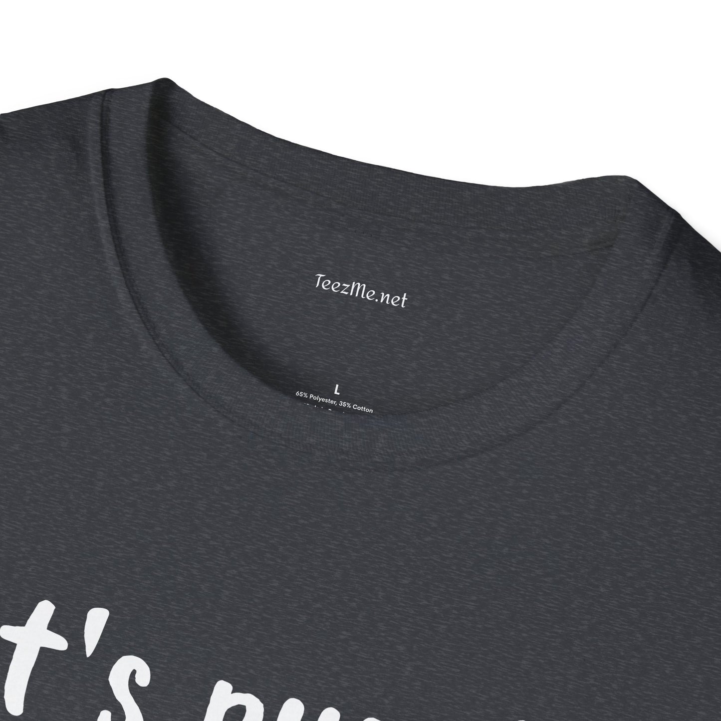 Let's purrty! - Unisex Softstyle T-Shirt 100% Cotton Graphic