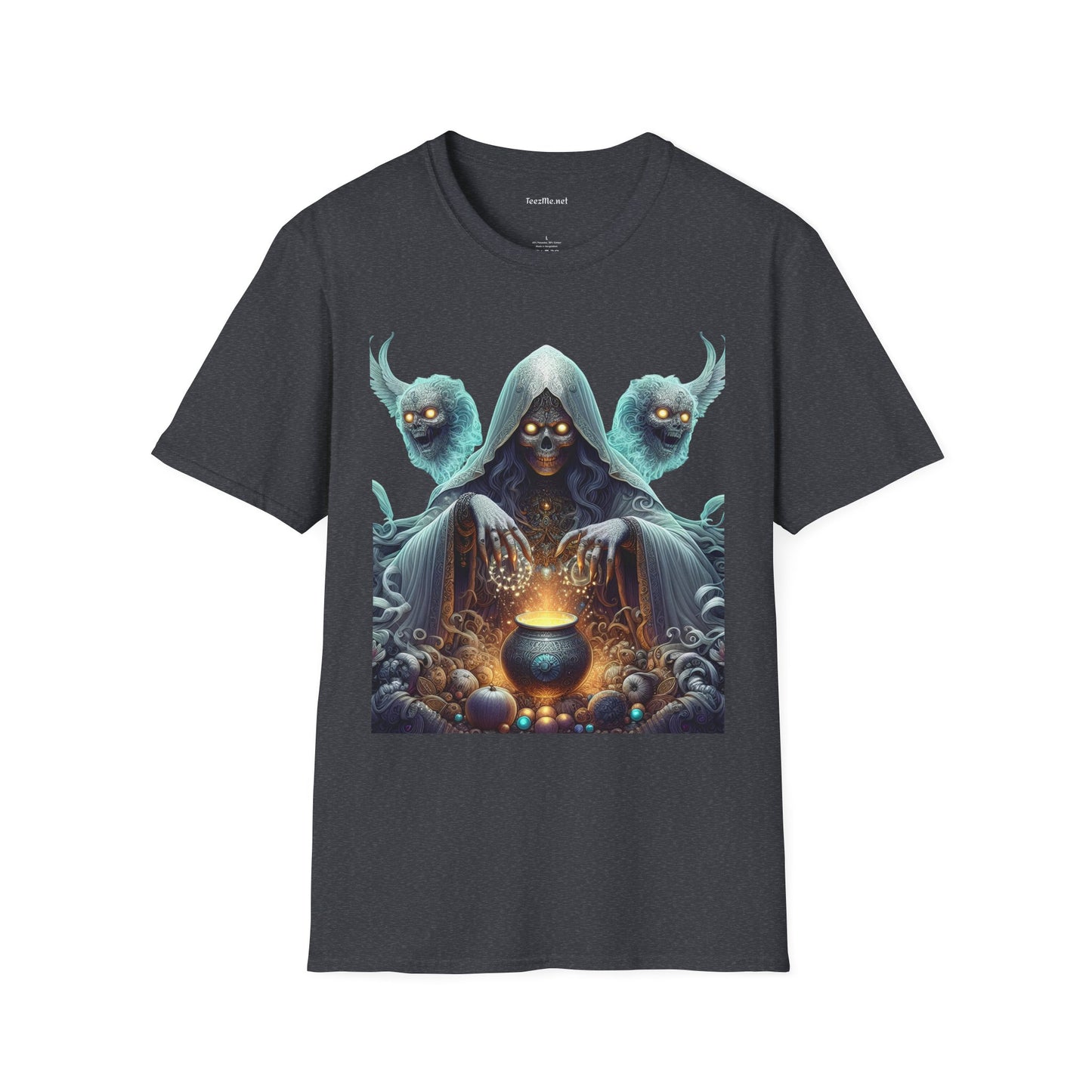 Anime Witch (4) Unisex Softstyle T-Shirt 100% Cotton Graphic