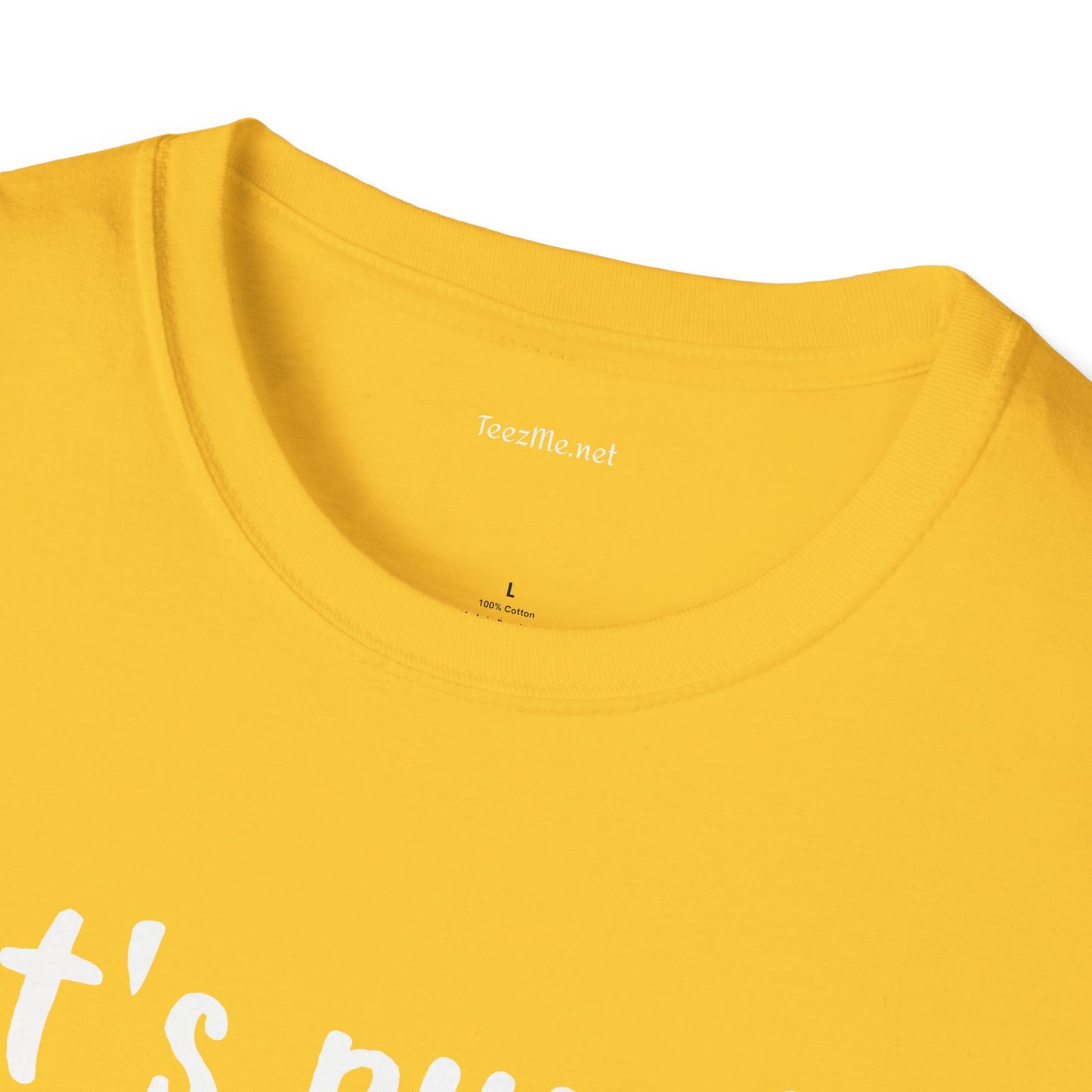 Let's purrty! - Unisex Softstyle T-Shirt 100% Cotton Graphic