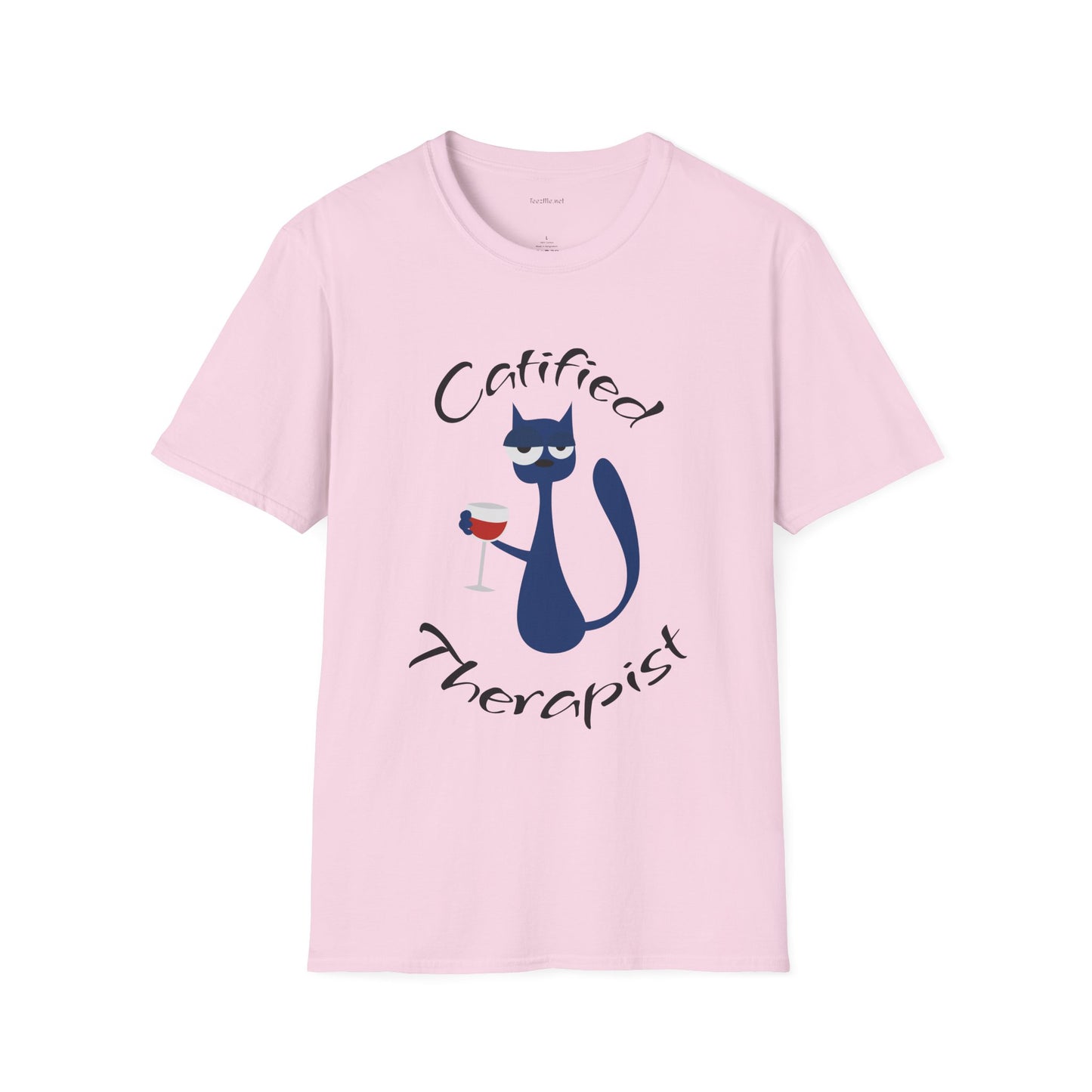 Catified Therapist - Unisex Softstyle T-Shirt 100% Cotton Graphic