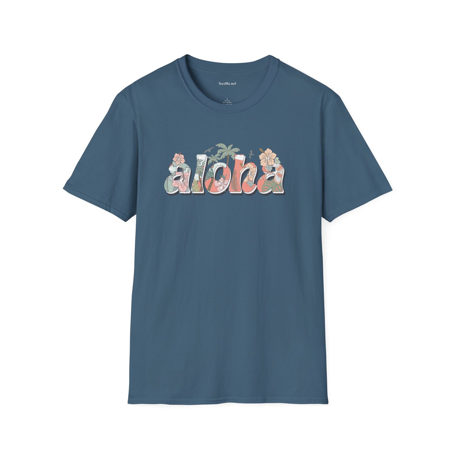 Aloha Unisex Softstyle T-Shirt 100% Cotton Graphic