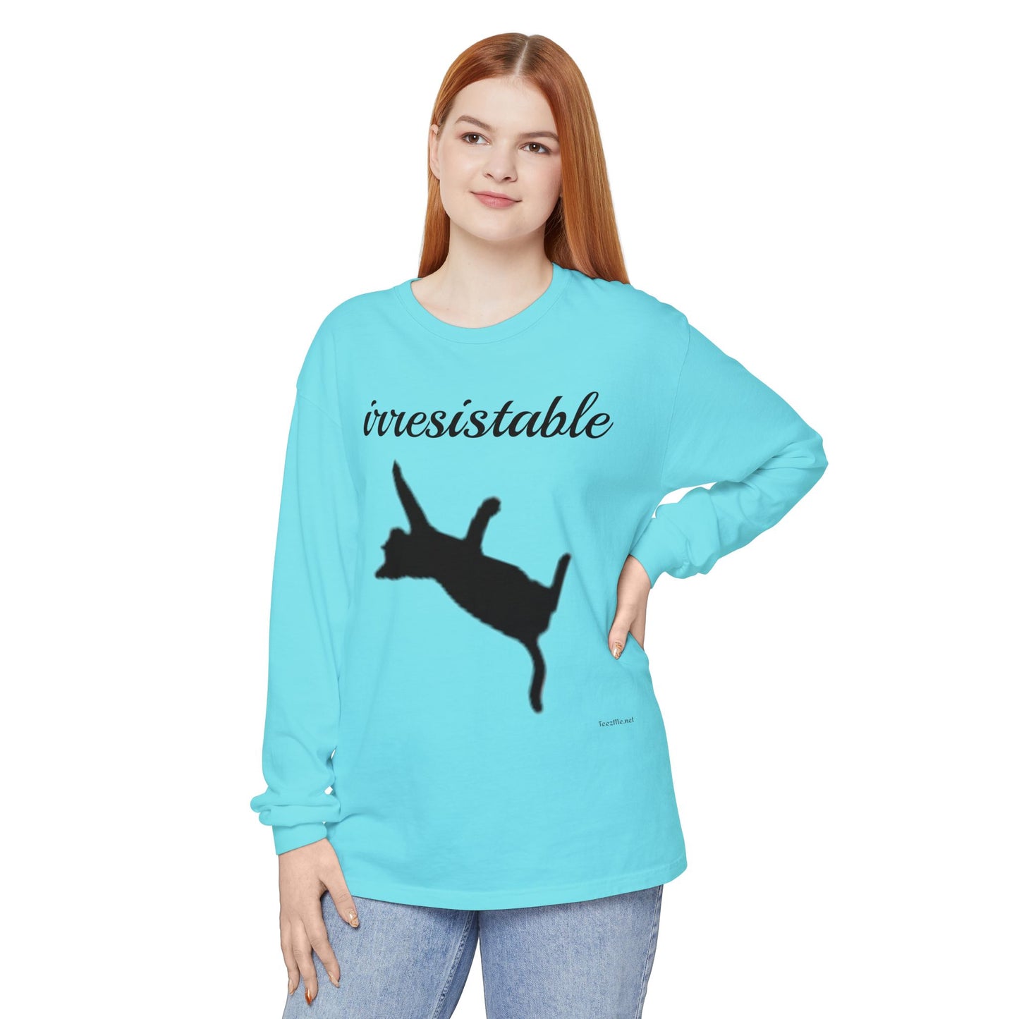 Irresistable - Unisex Garment-dyed Long Sleeve T-Shirt