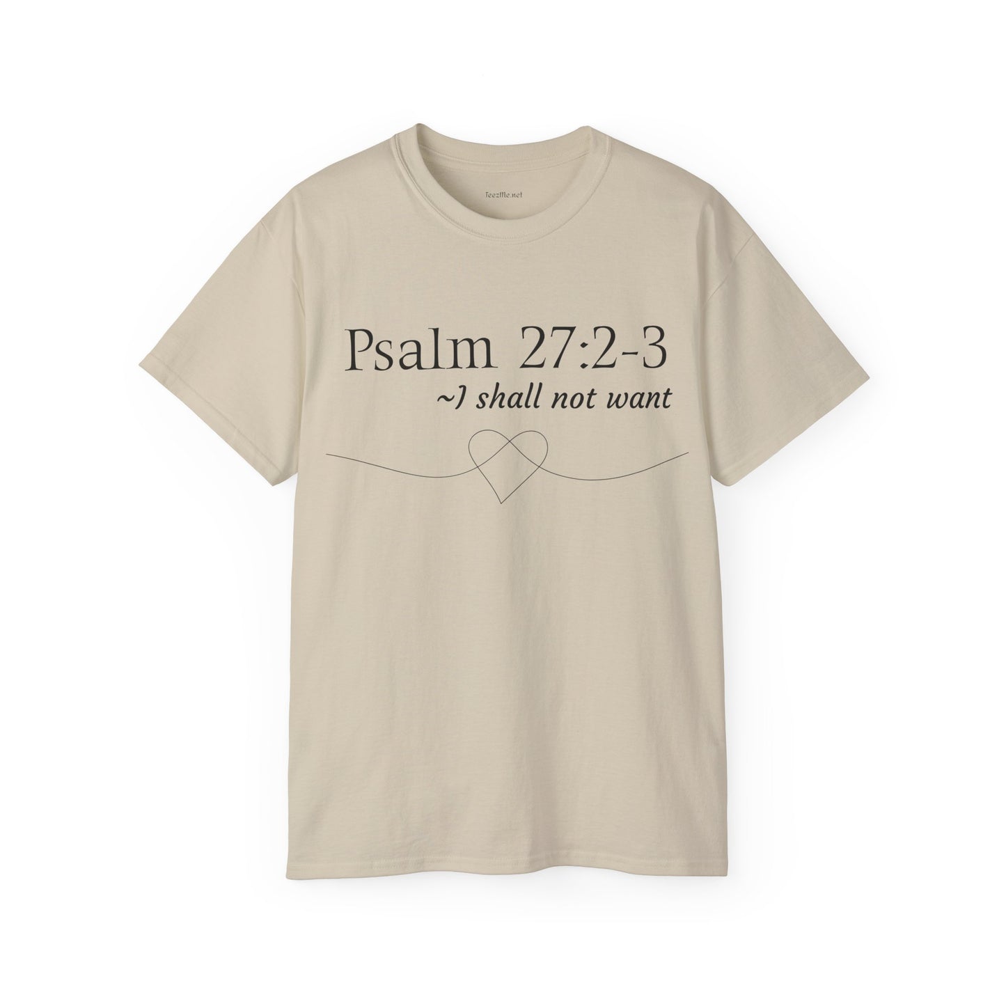 Psalm 27:2-3 - Unisex Ultra Cotton Tee