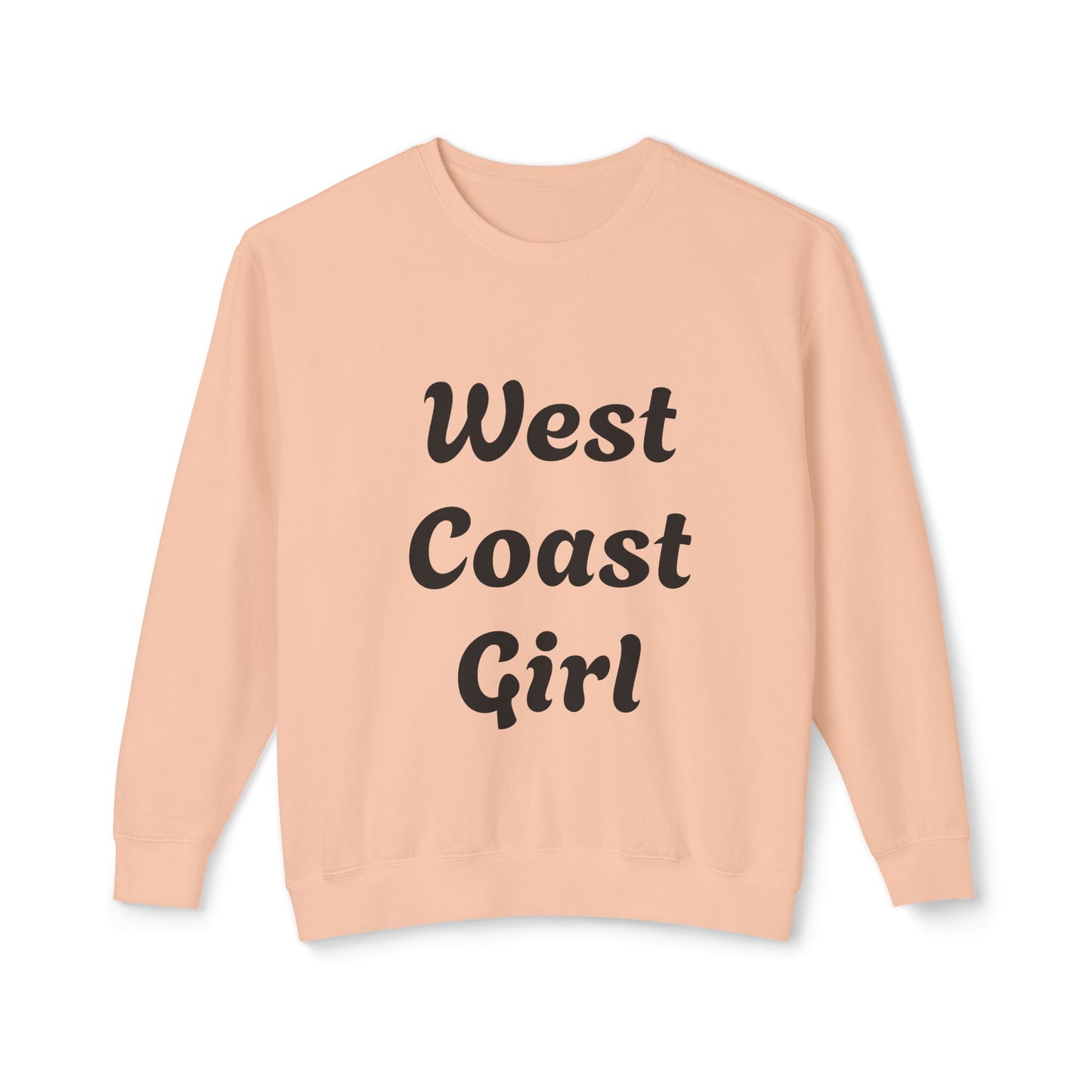 West Coast Girl - Unisex Lightweight Crewneck Sweatshirt