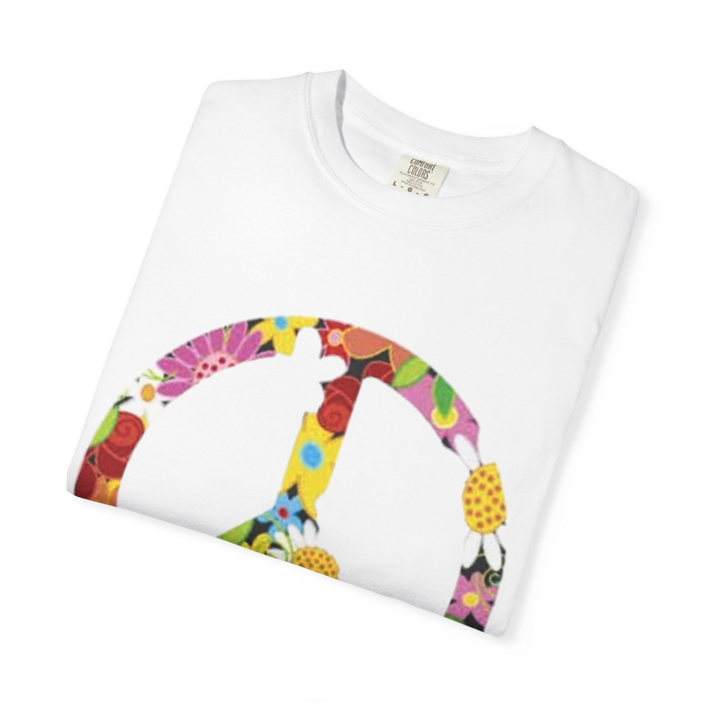Peace Sign Unisex Garment-Dyed T-shirt