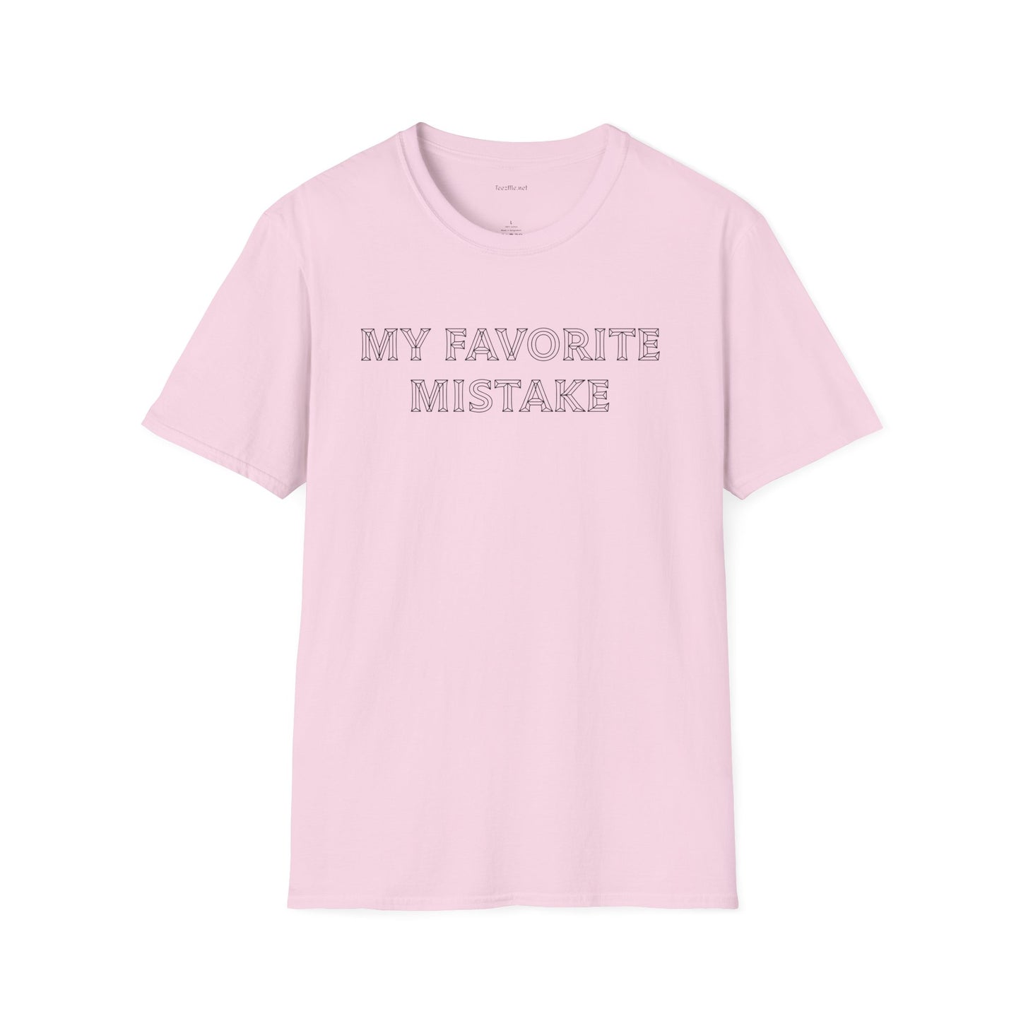 My favorite mistake - Unisex Softstyle T-Shirt 100% Cotton Graphic