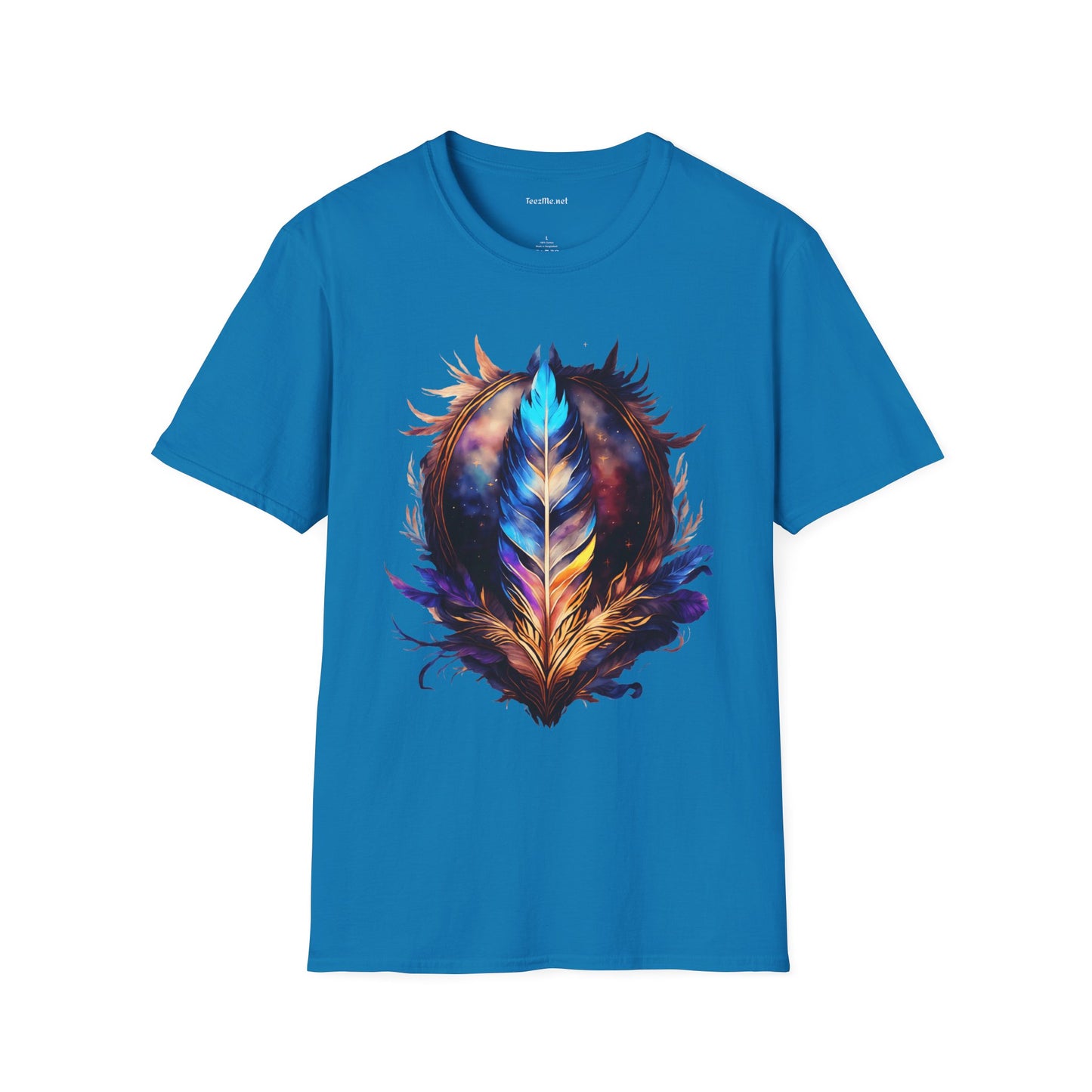 Eagle Feather Unisex Softstyle T-Shirt 100% Cotton Graphic