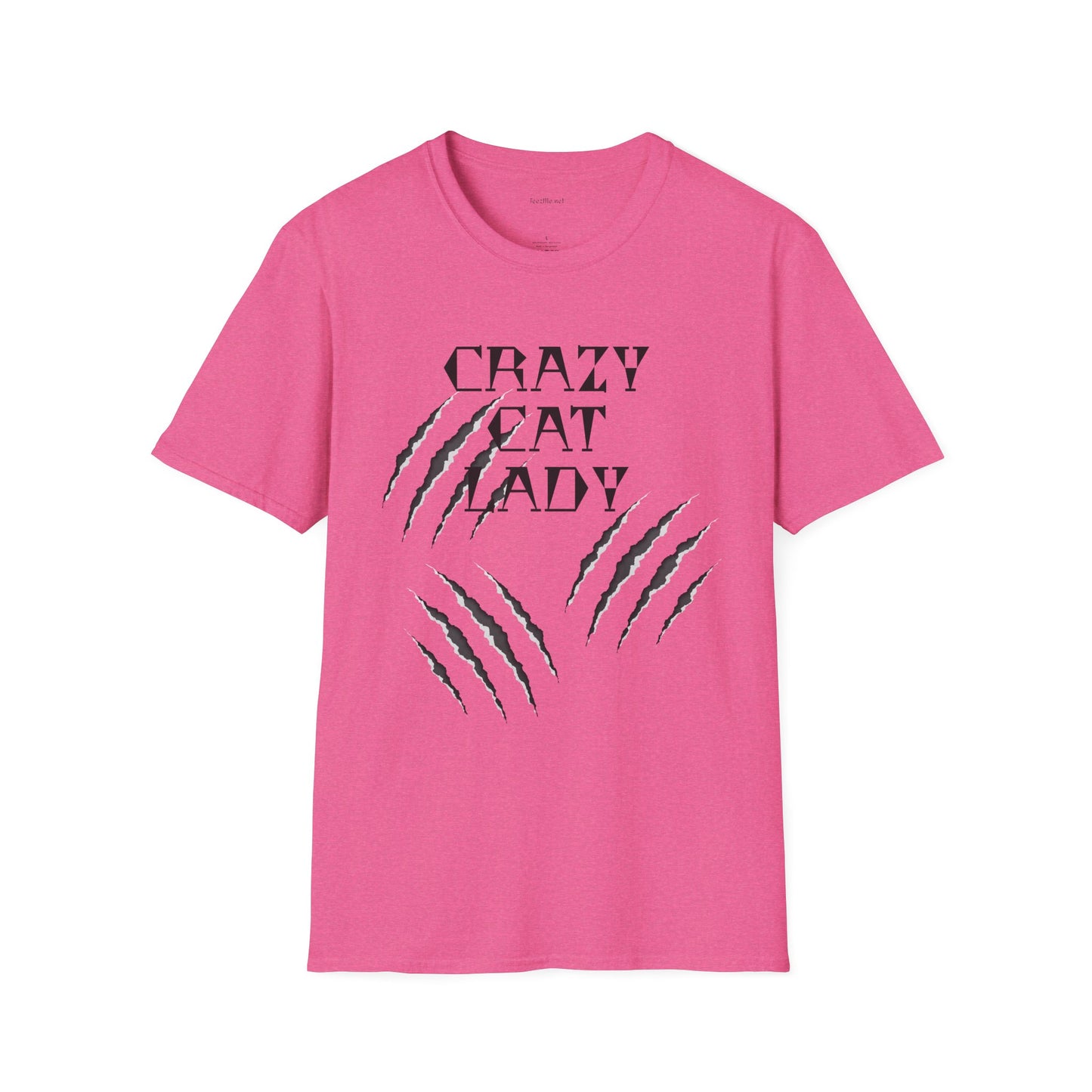 Crazy Cat Lady - Unisex Softstyle T-Shirt 100% Cotton Graphic