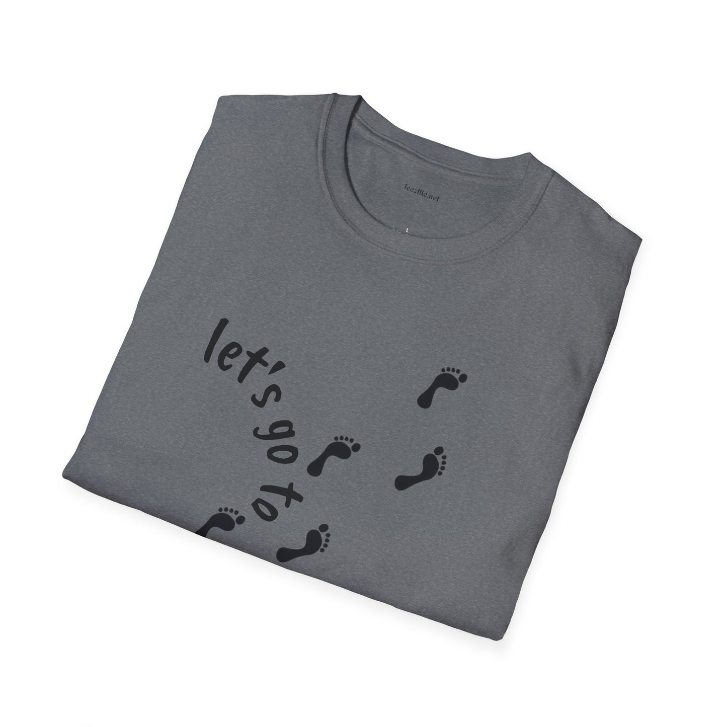 Let's go to the beach - Unisex Softstyle T-Shirt 100% Cotton Graphic