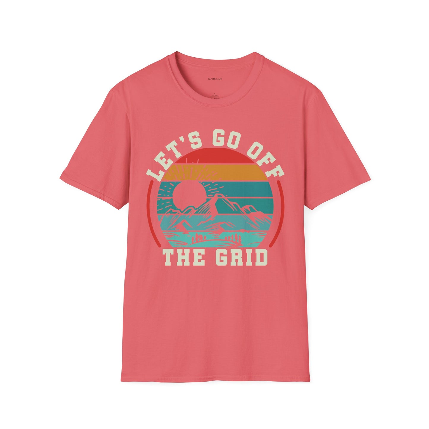 Off Grid - Unisex Softstyle T-Shirt 100% Cotton Graphic