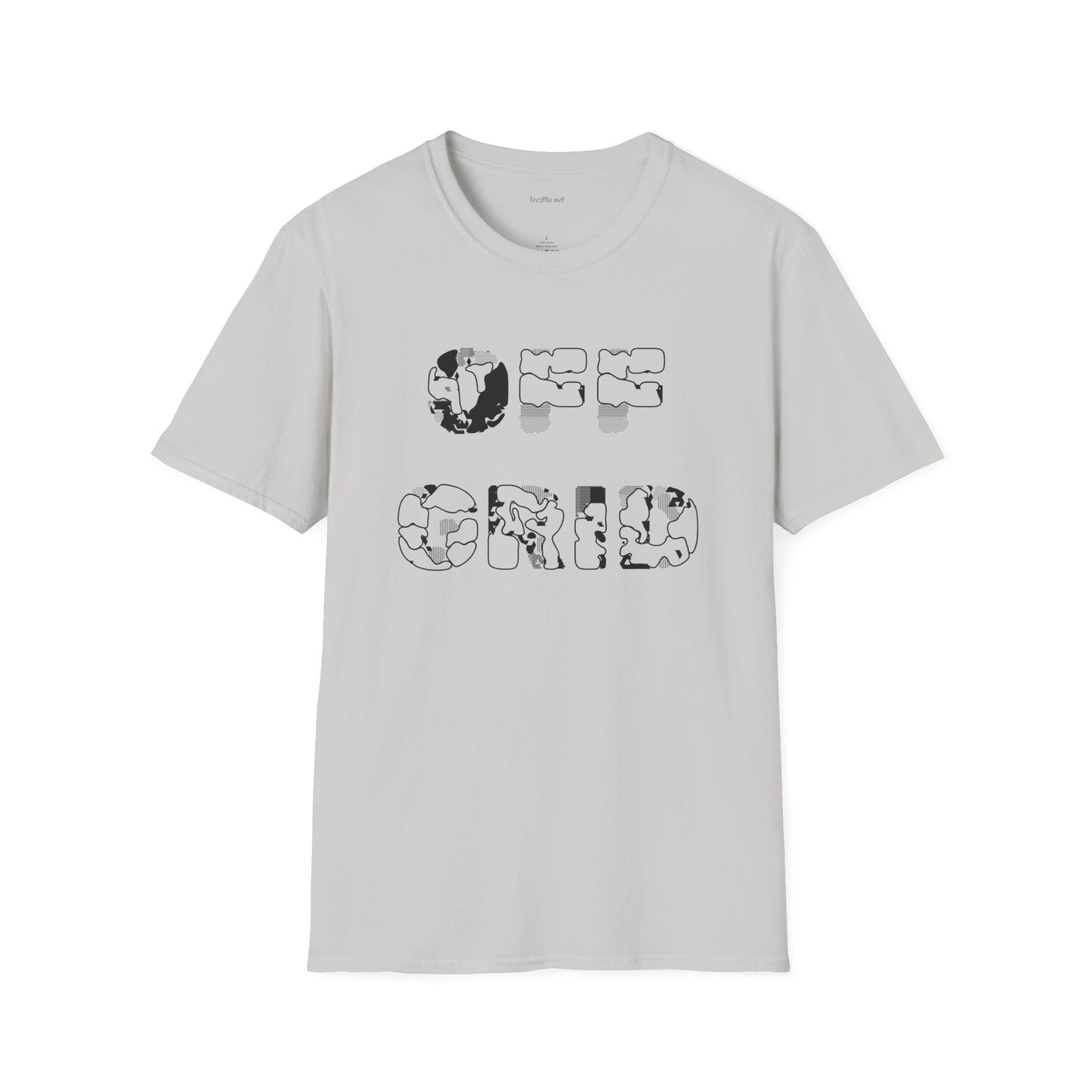 OFF GRID - Unisex Softstyle T-Shirt 100% Cotton Graphic