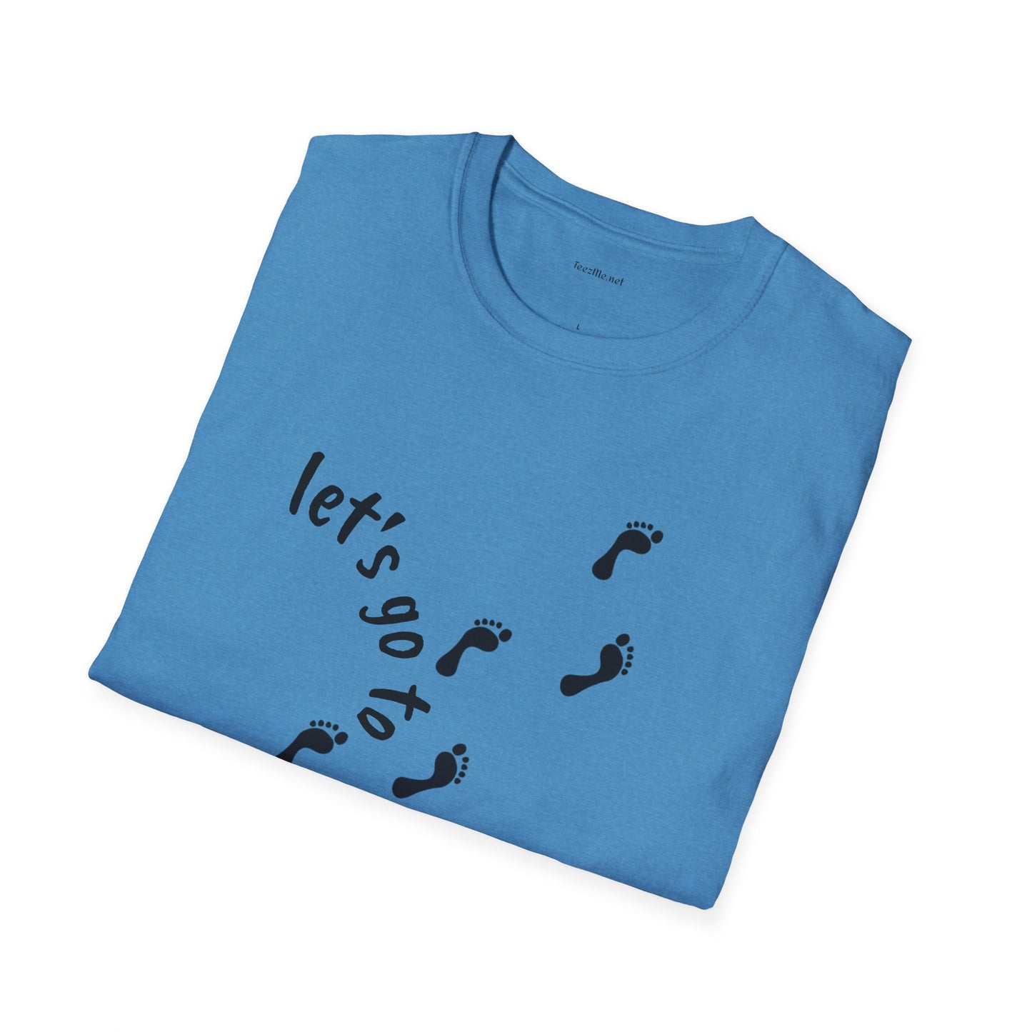 Let's go to the beach - Unisex Softstyle T-Shirt 100% Cotton Graphic