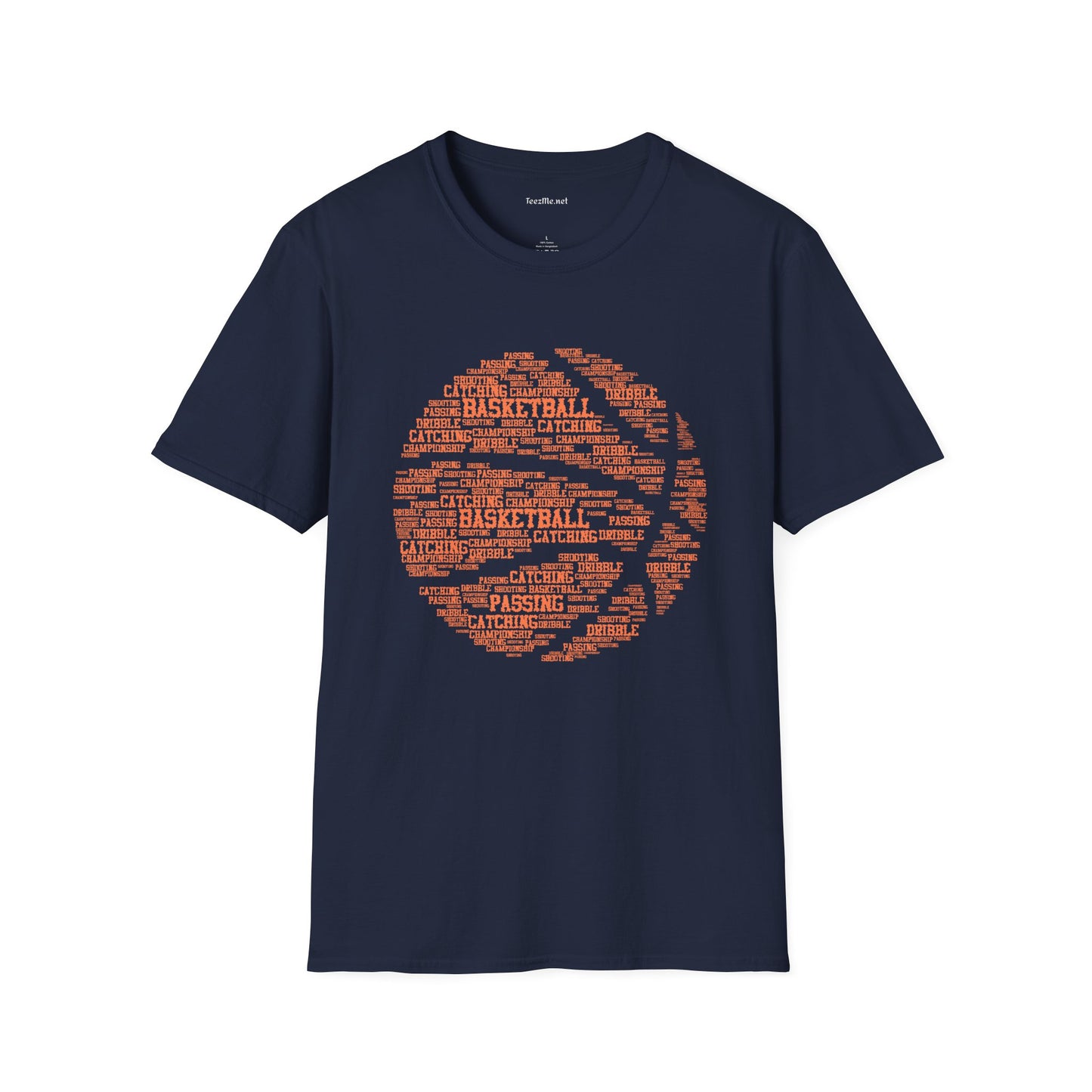 Basketball 01 Unisex SoftStyle T-Shirt 100% Cotton