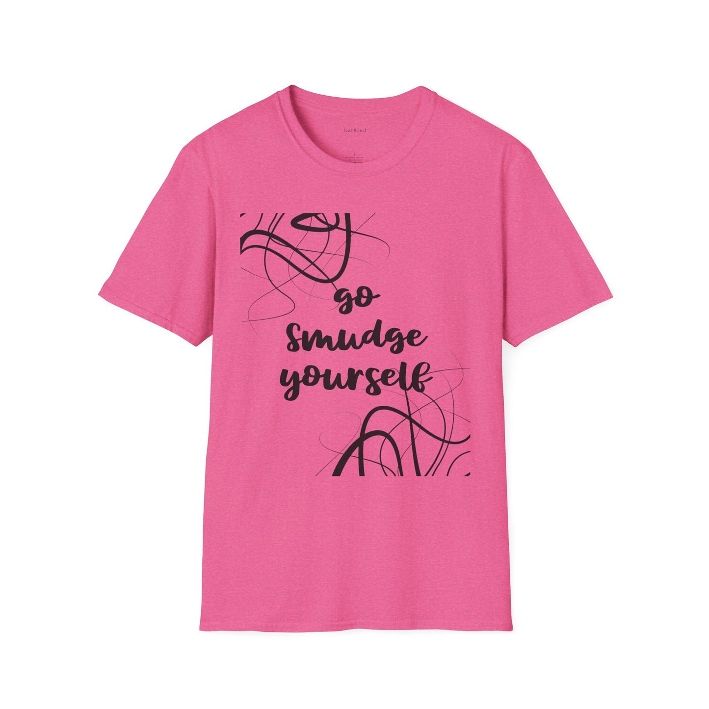 Go Smudge Yourself- Unisex Softstyle T-Shirt 100% Cotton Graphic