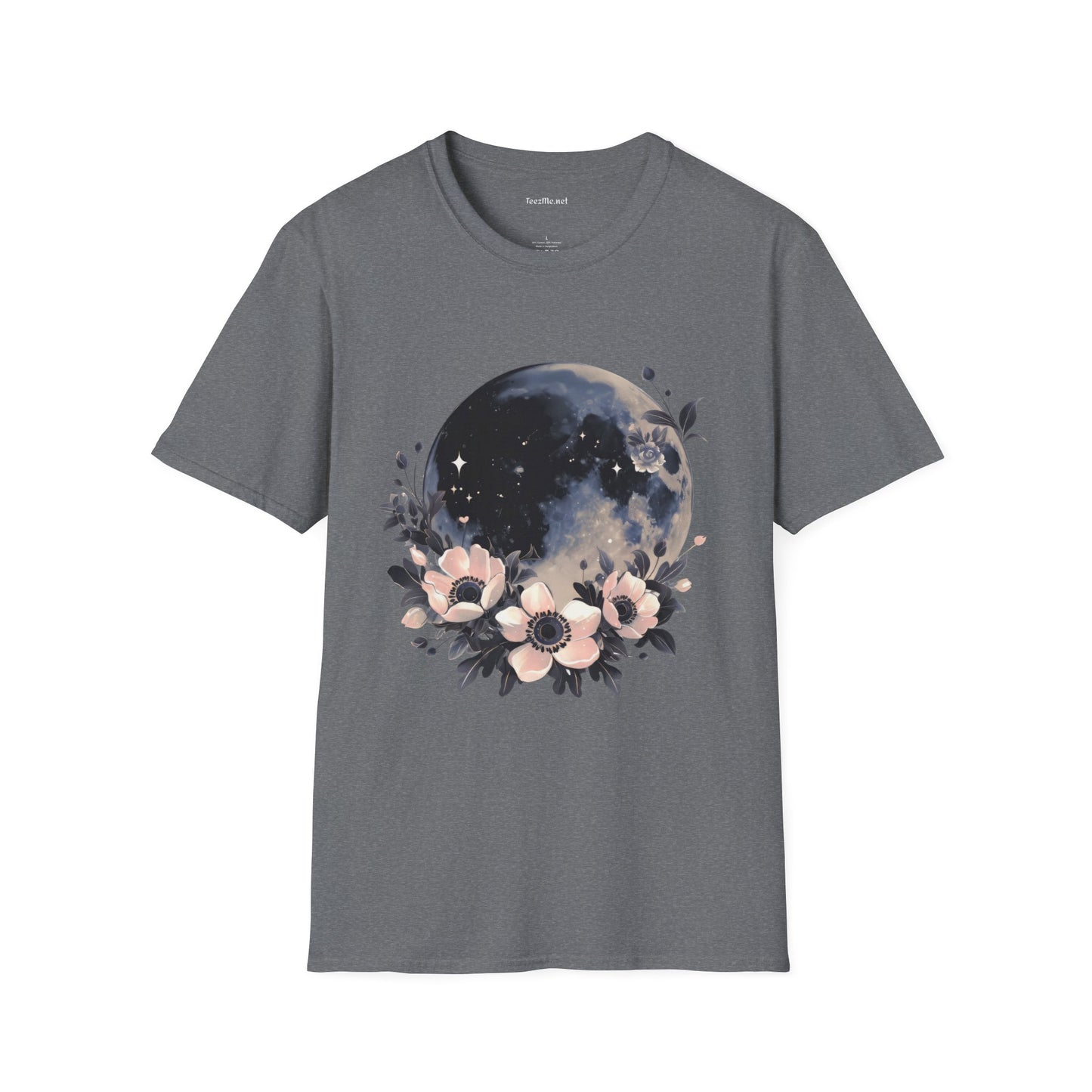 BOHO Black Moon - Unisex Softstyle T-Shirt 100% Cotton Graphic