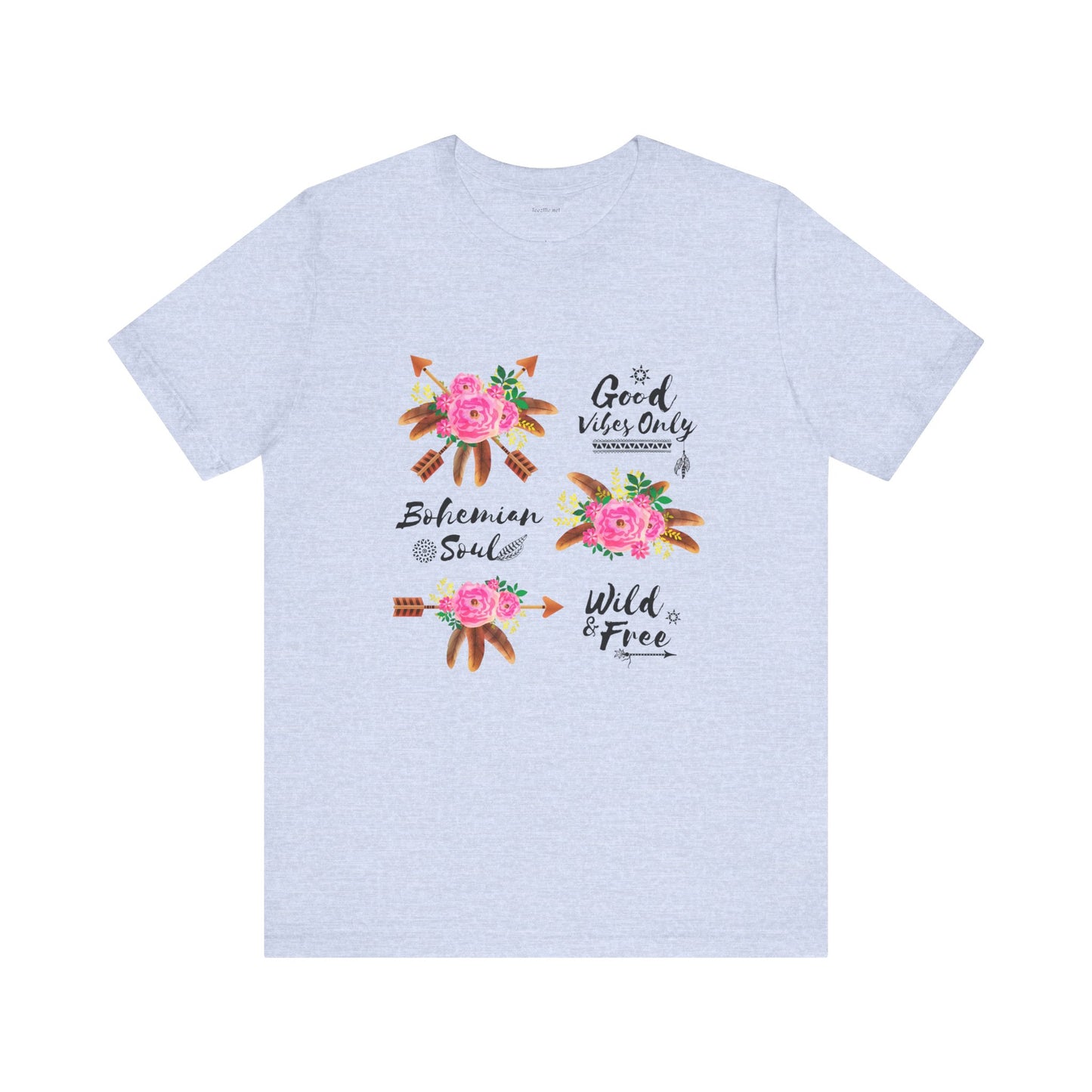 Wild & Free - Unisex Jersey Short Sleeve Tee #BOHO