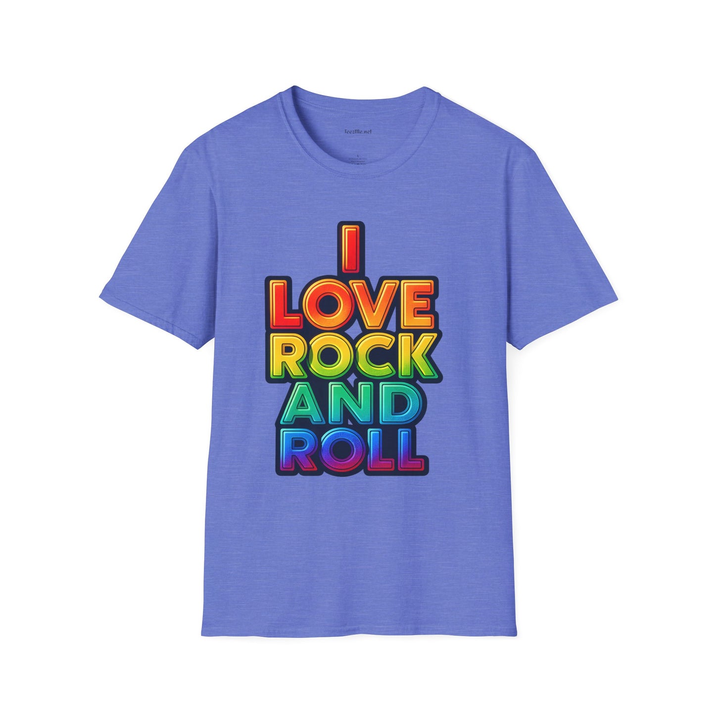 I Love Rock and Roll Unisex SoftStyle T-Shirt 100% Cotton