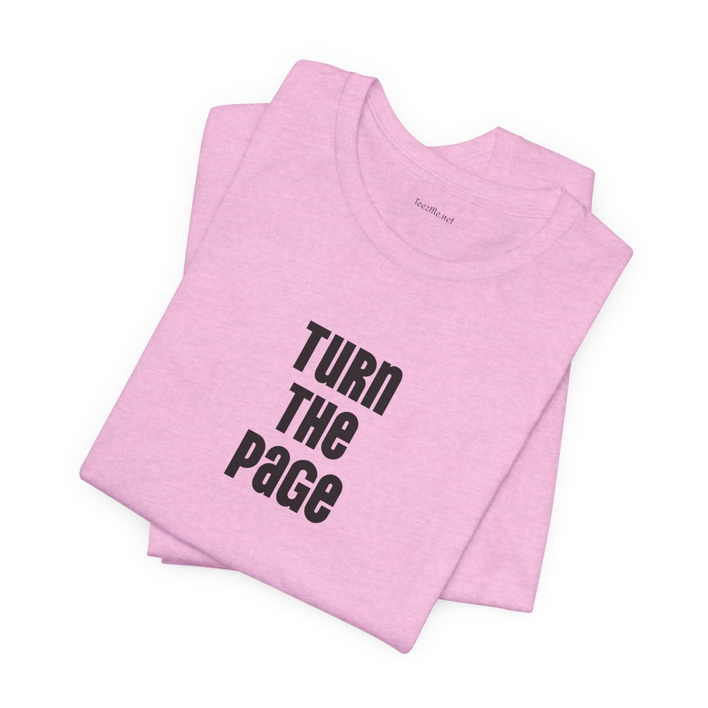 Turn the Page - Unisex Jersey Short Sleeve Tee