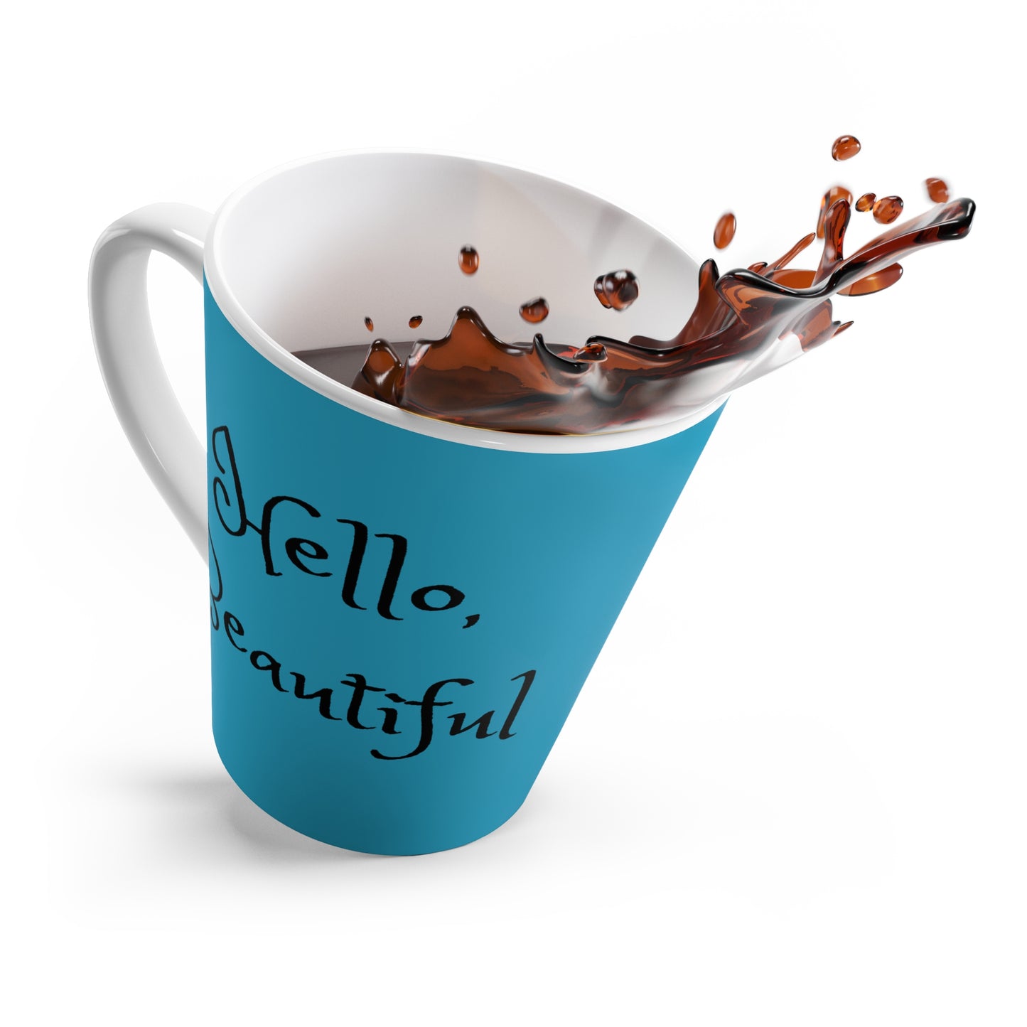 Hello, Beautiful - Latte Mug #Coffee #Tea