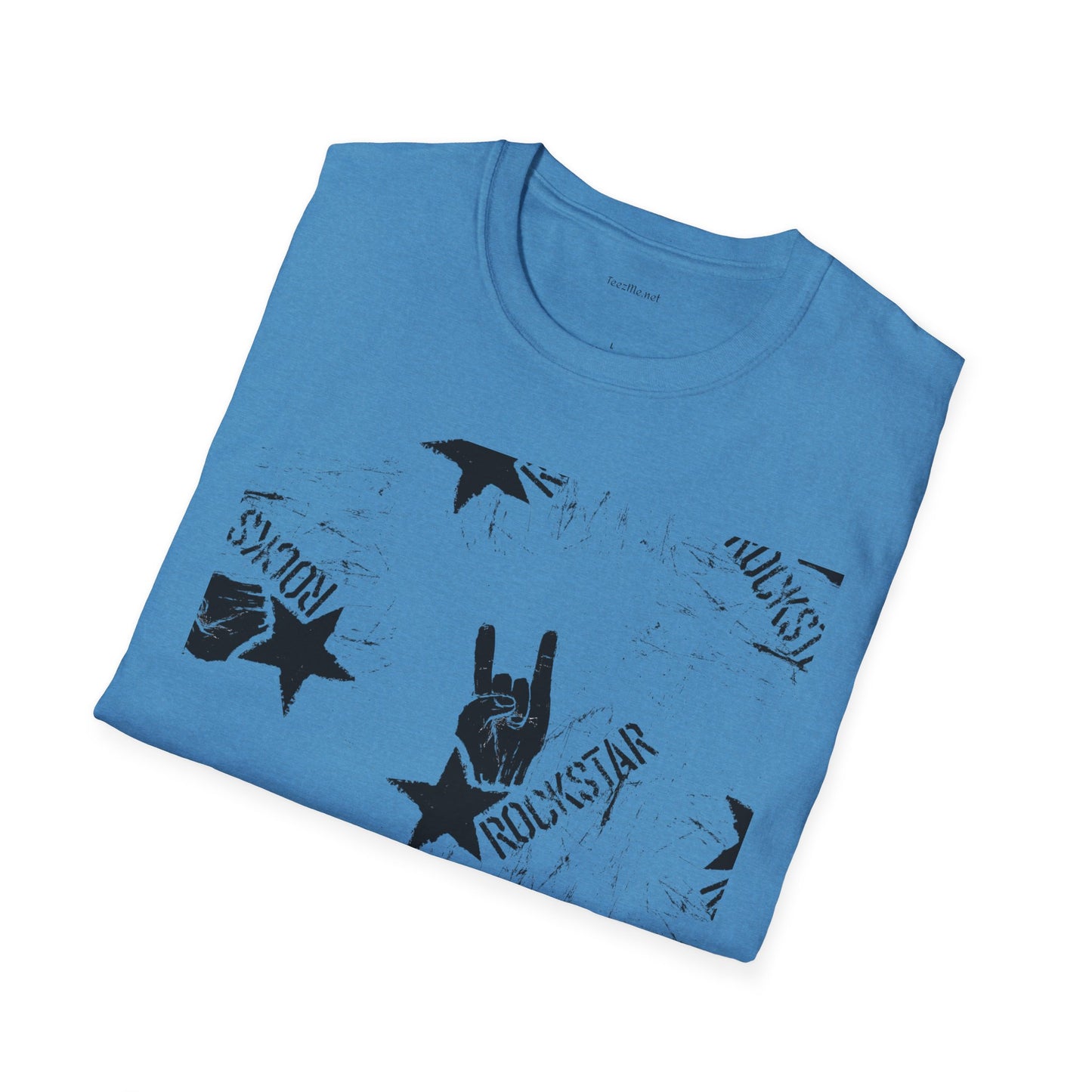 ROCK STAR illustation - Unisex Softstyle T-Shirt 100% Cotton Graphic