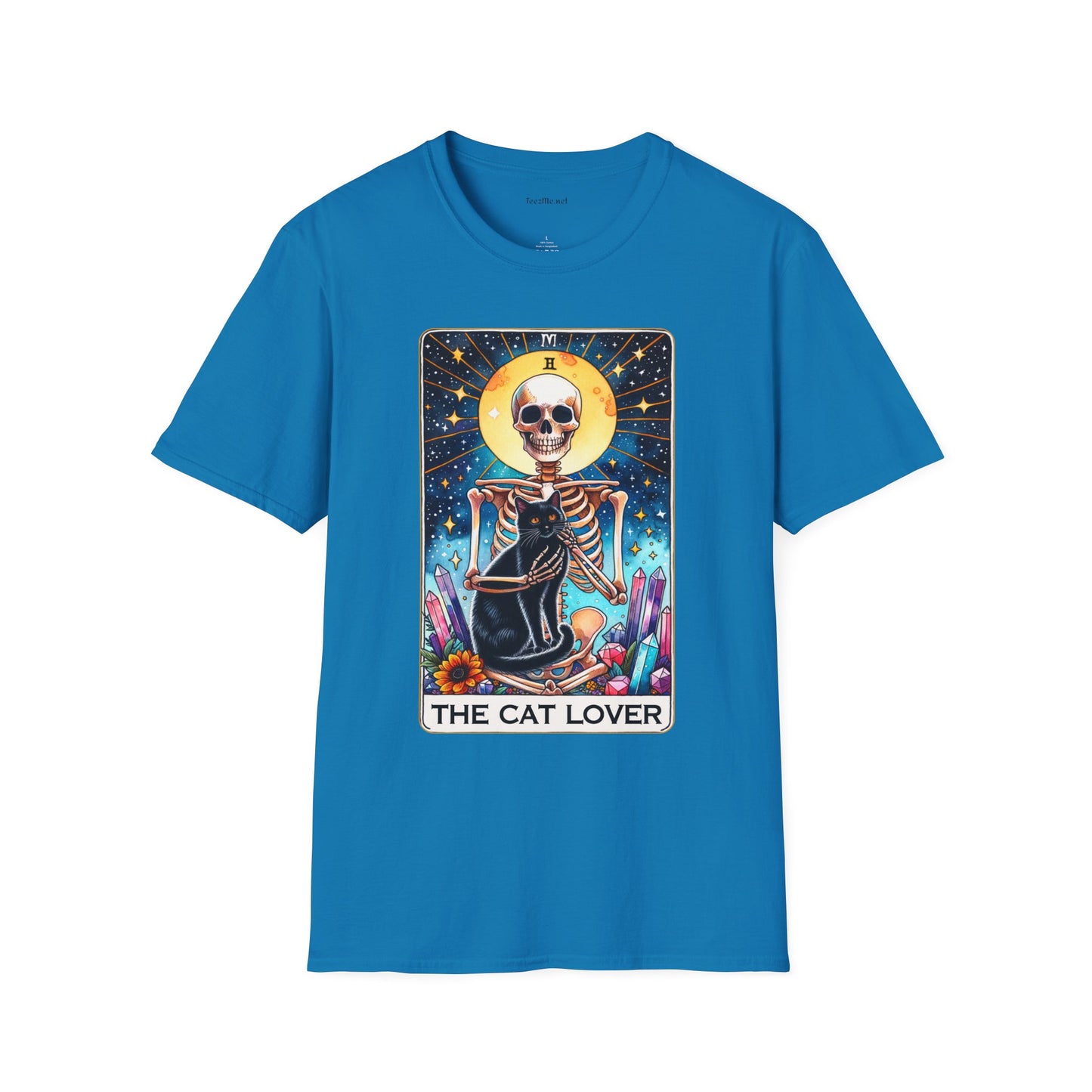 The Cat Lover Tarot Unisex Softstyle T-Shirt 100% Cotton Graphic
